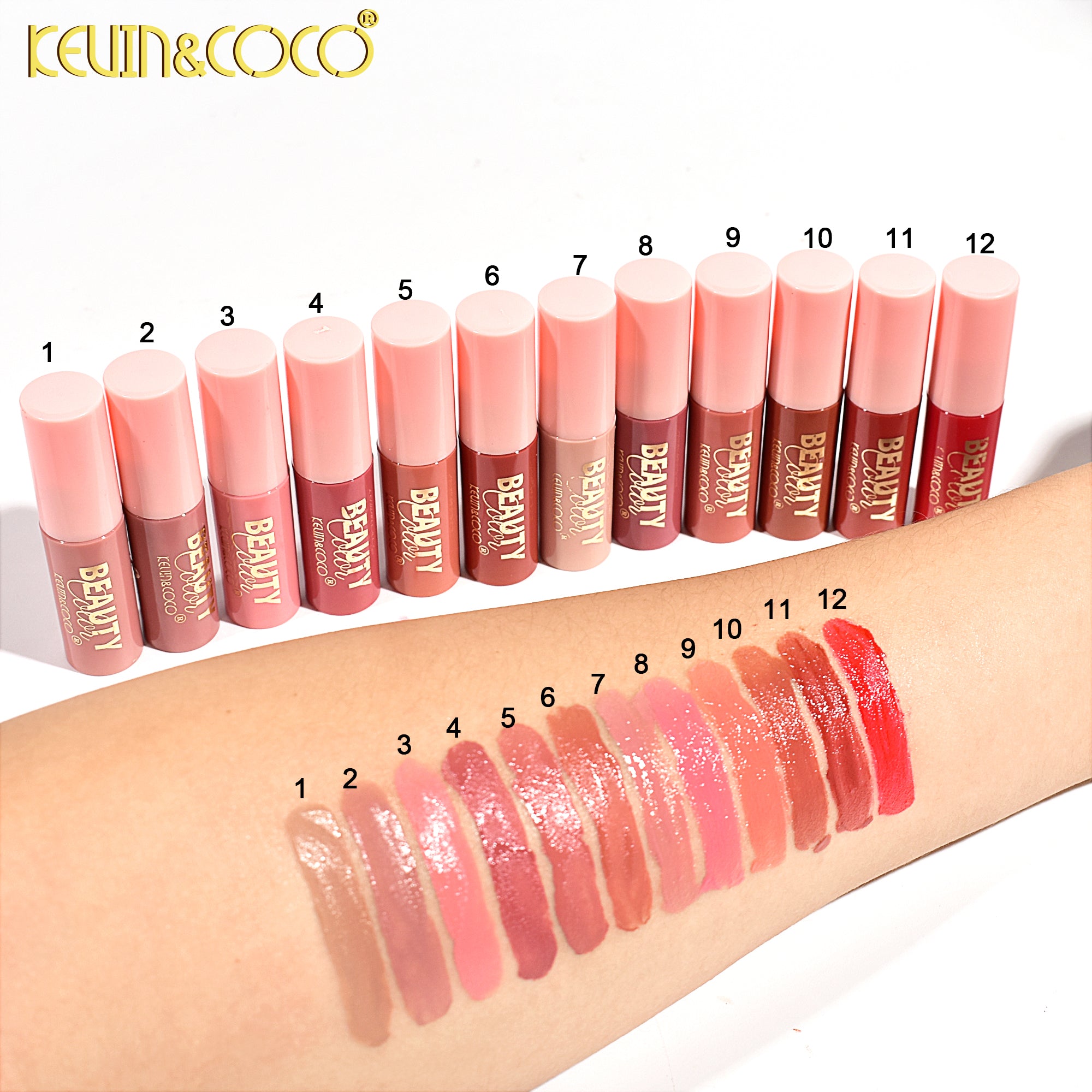 12-Color Lip Gloss Dream Set (KC246892)