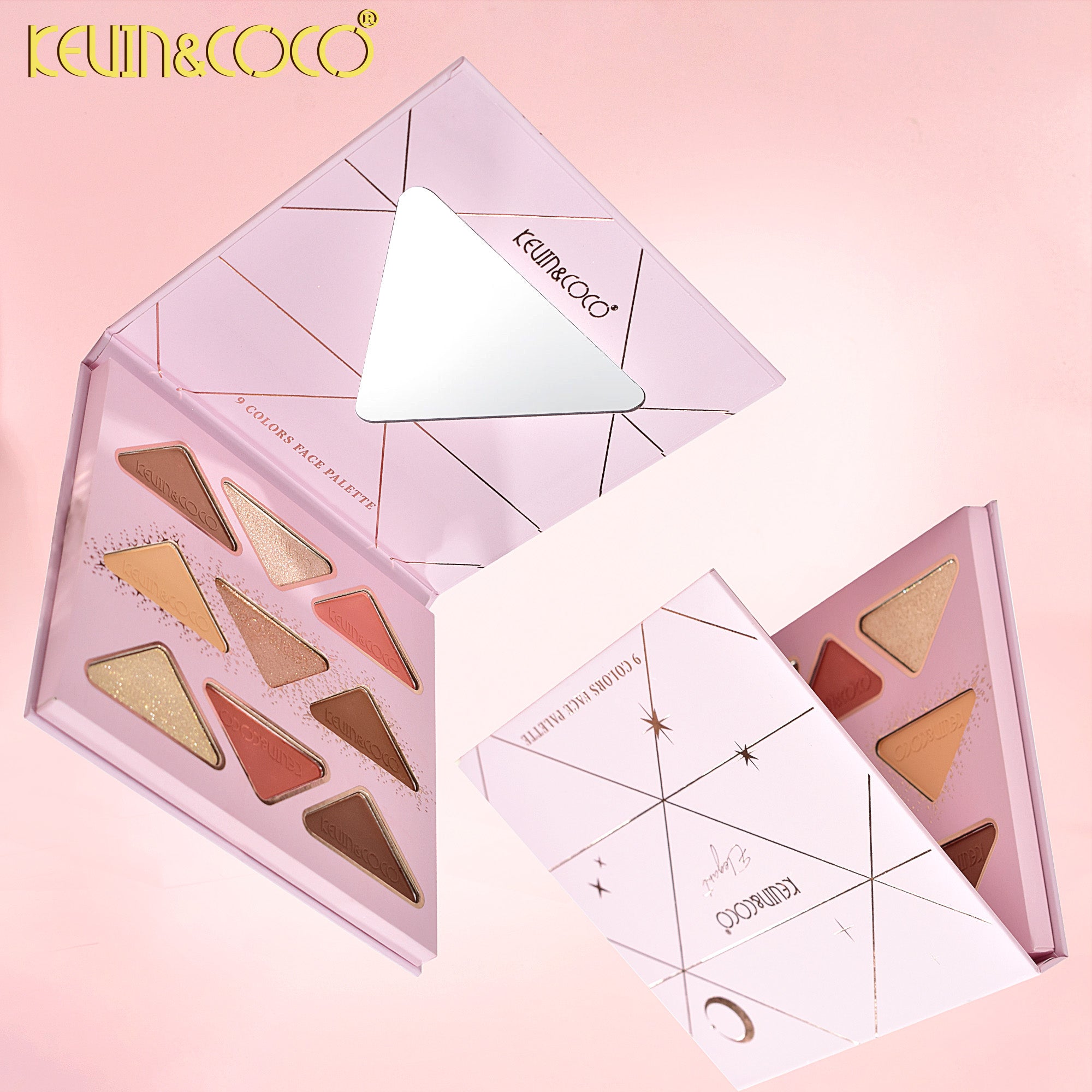 9-Color Celestial Face Palette Display Set - 12 PCS (KC246519