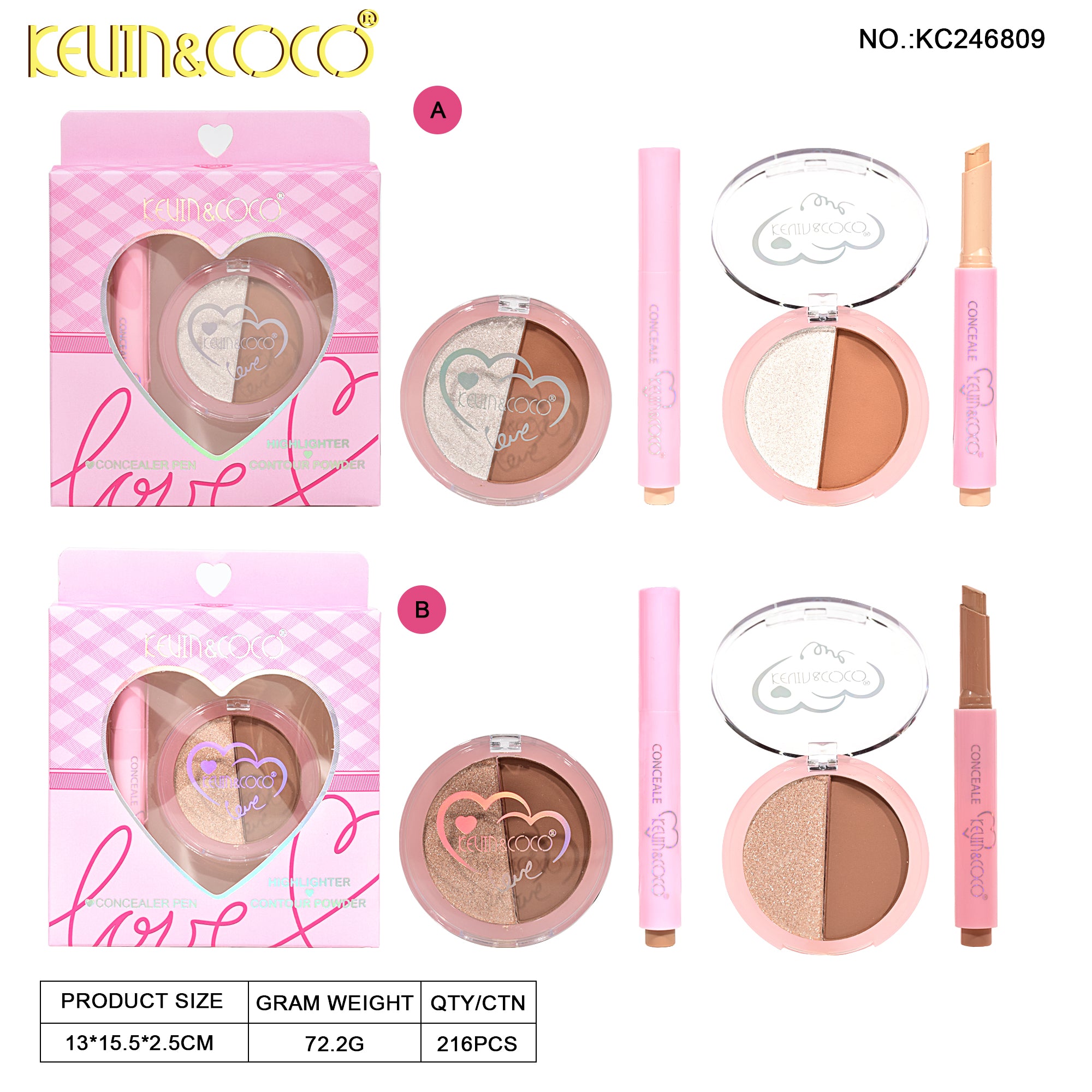 Love Whisper Concealer Set (KC246809)