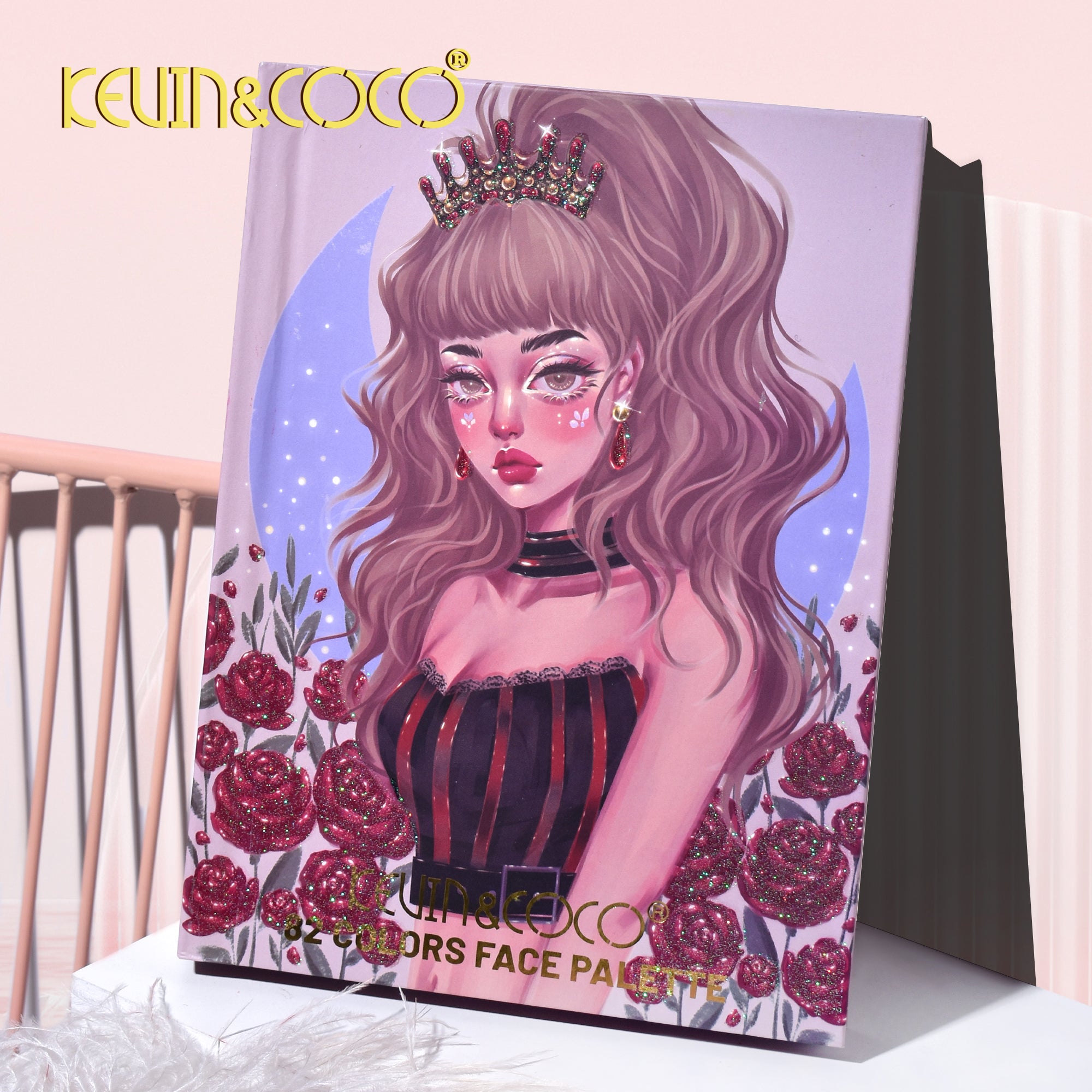 82-Color Rosey Girl Eyeshadow Palette Pack - 6 PCS (KC221386