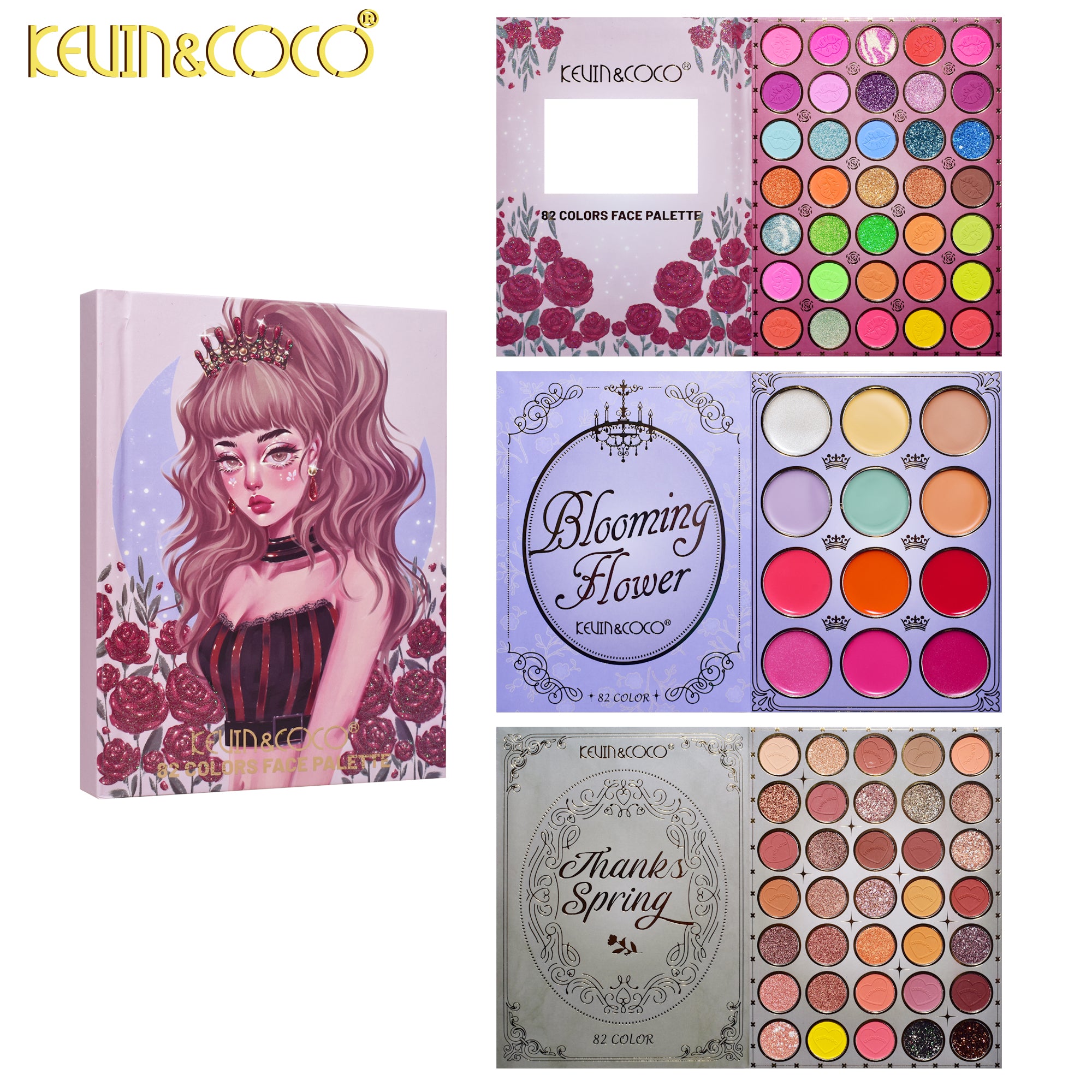 82-Color Rosey Girl Eyeshadow Palette