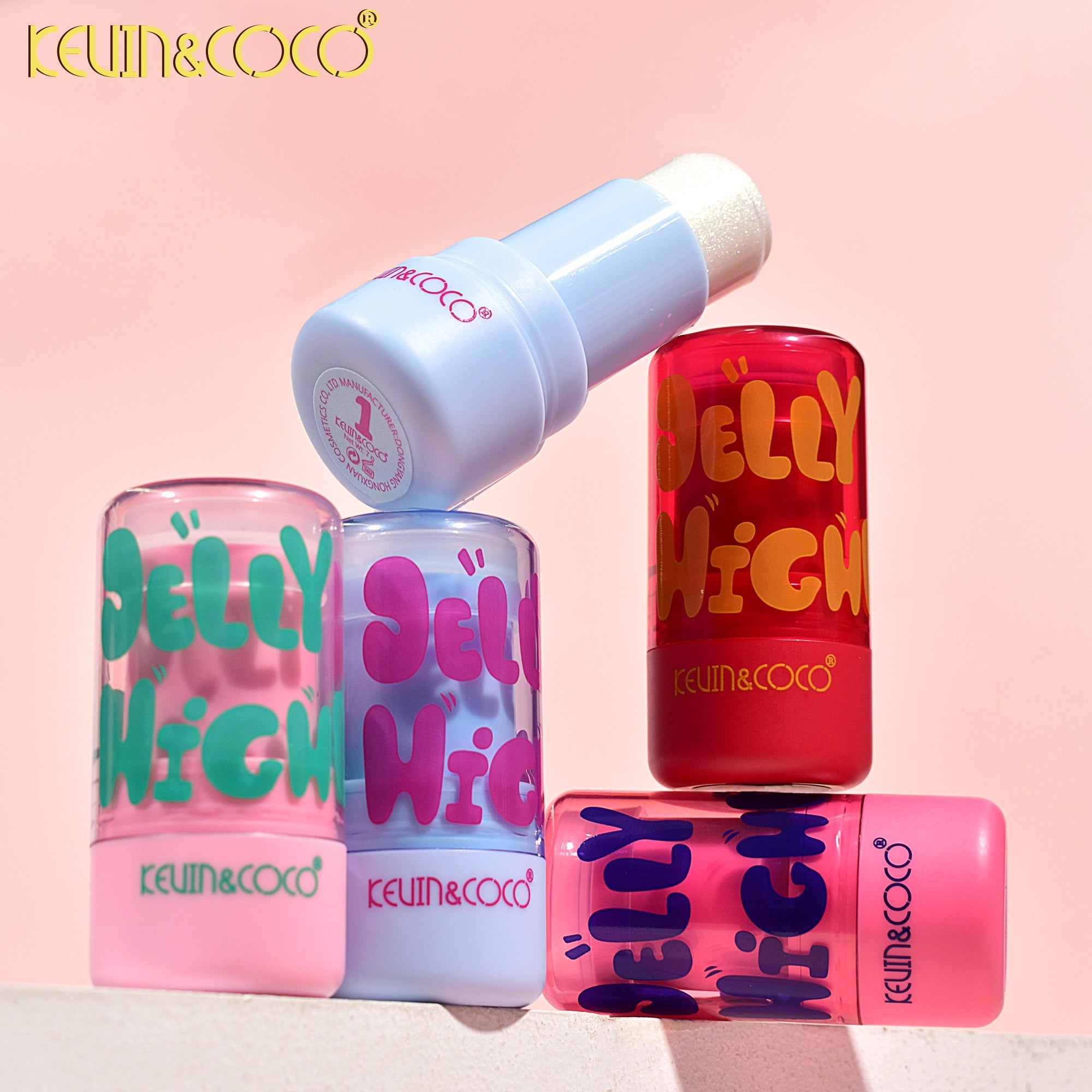 4-Color Jelly Highlight Stick DISPLAY SET - 12 PCS (KC247264