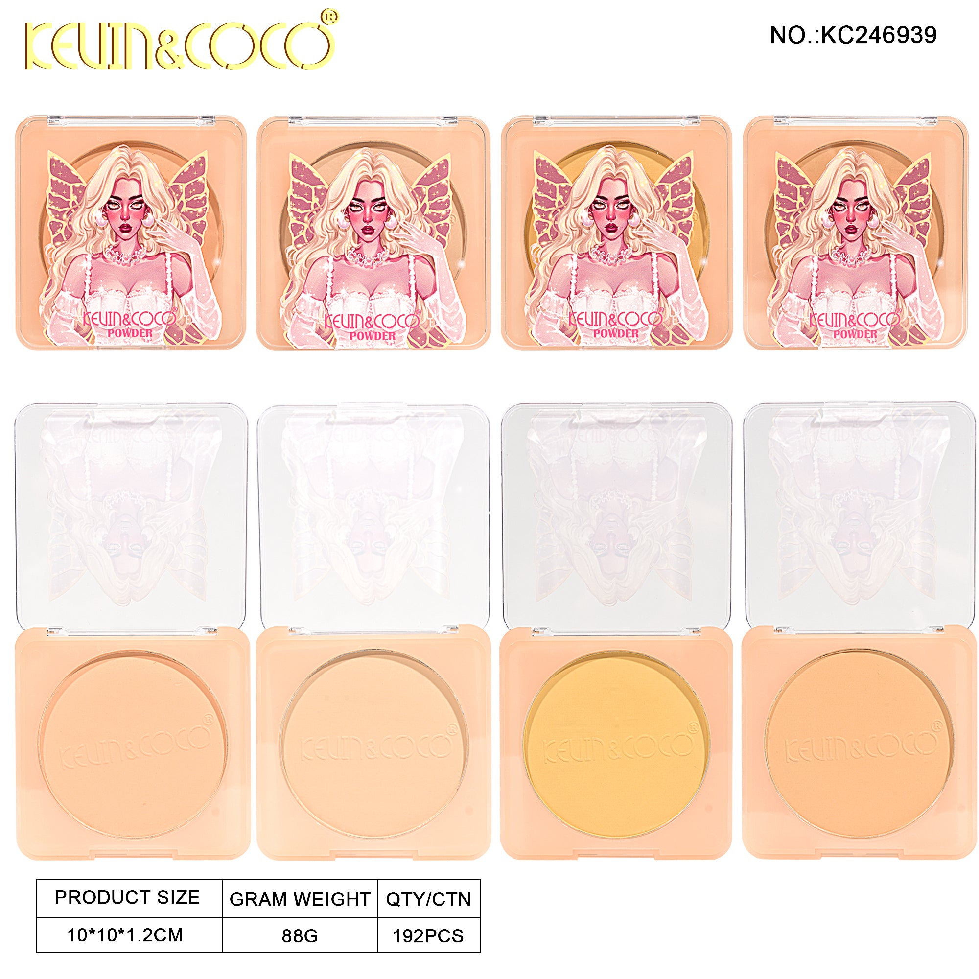 Ballerina Muse Setting Powder display set - 12 pcs (KC246939