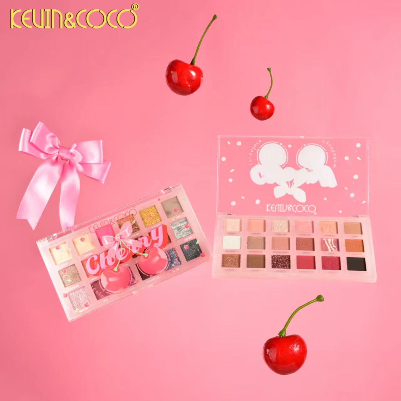 Cherry 18-Color Eyeshadow Palette Display - 12PCS(KC1110)