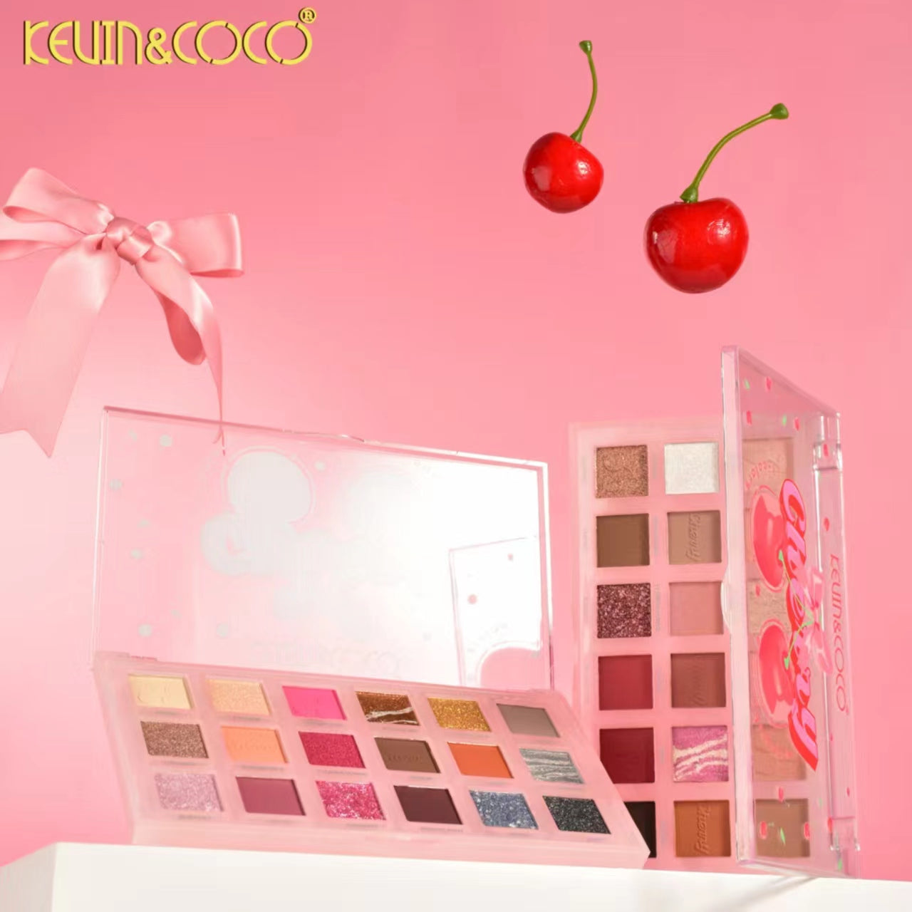 Cherry 18-Color Eyeshadow Palette Display - 12PCS(KC1110) | KEVIN&COCO
