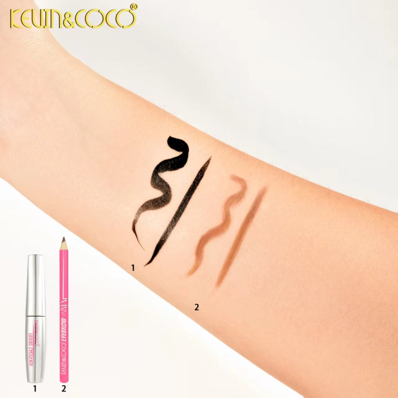 Eyebrow & Eye Makeup Display Kit - 6 PCS (KC1132)