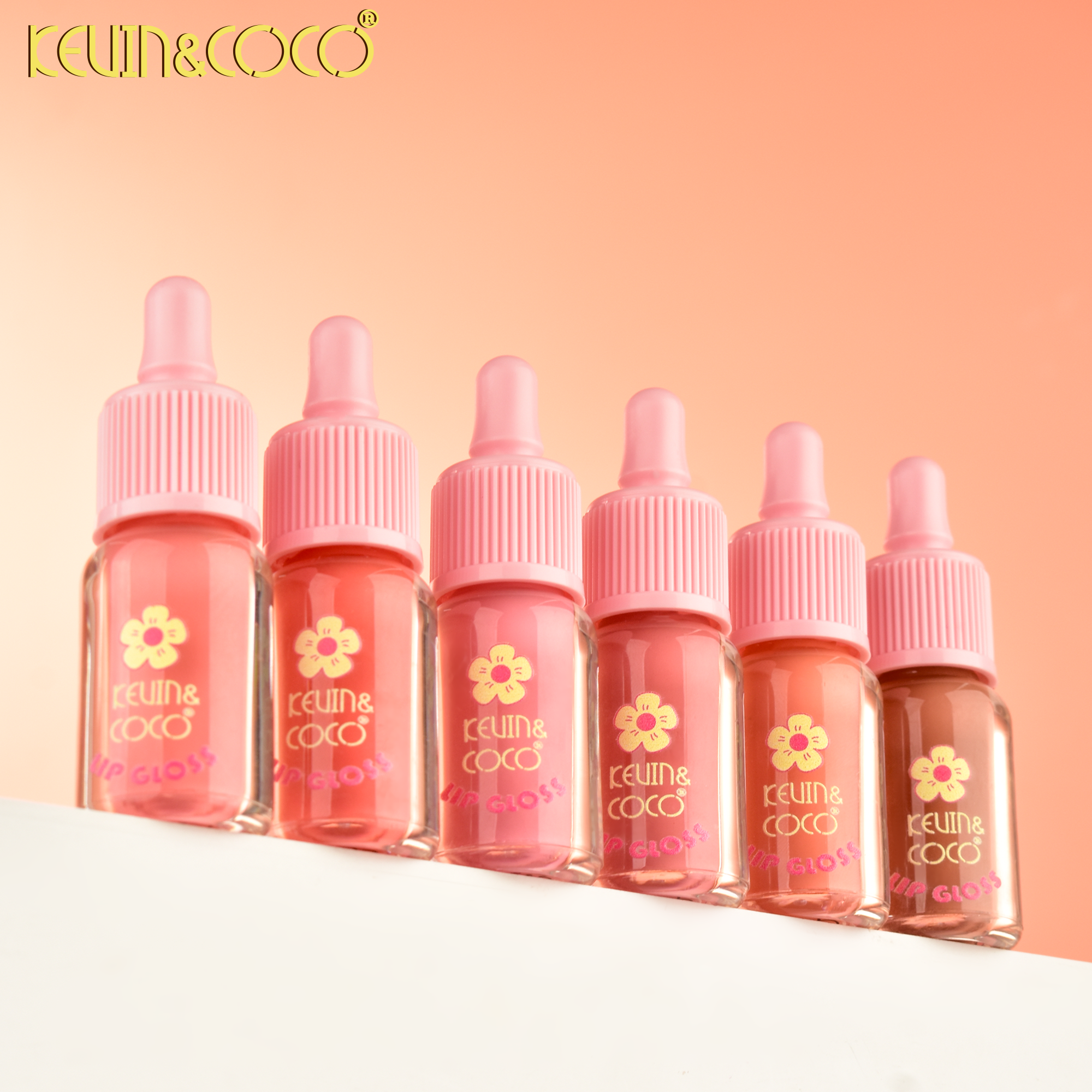 Fruity Sweet Dream Flower Lip Gloss Display - 24PCS（KC1206）