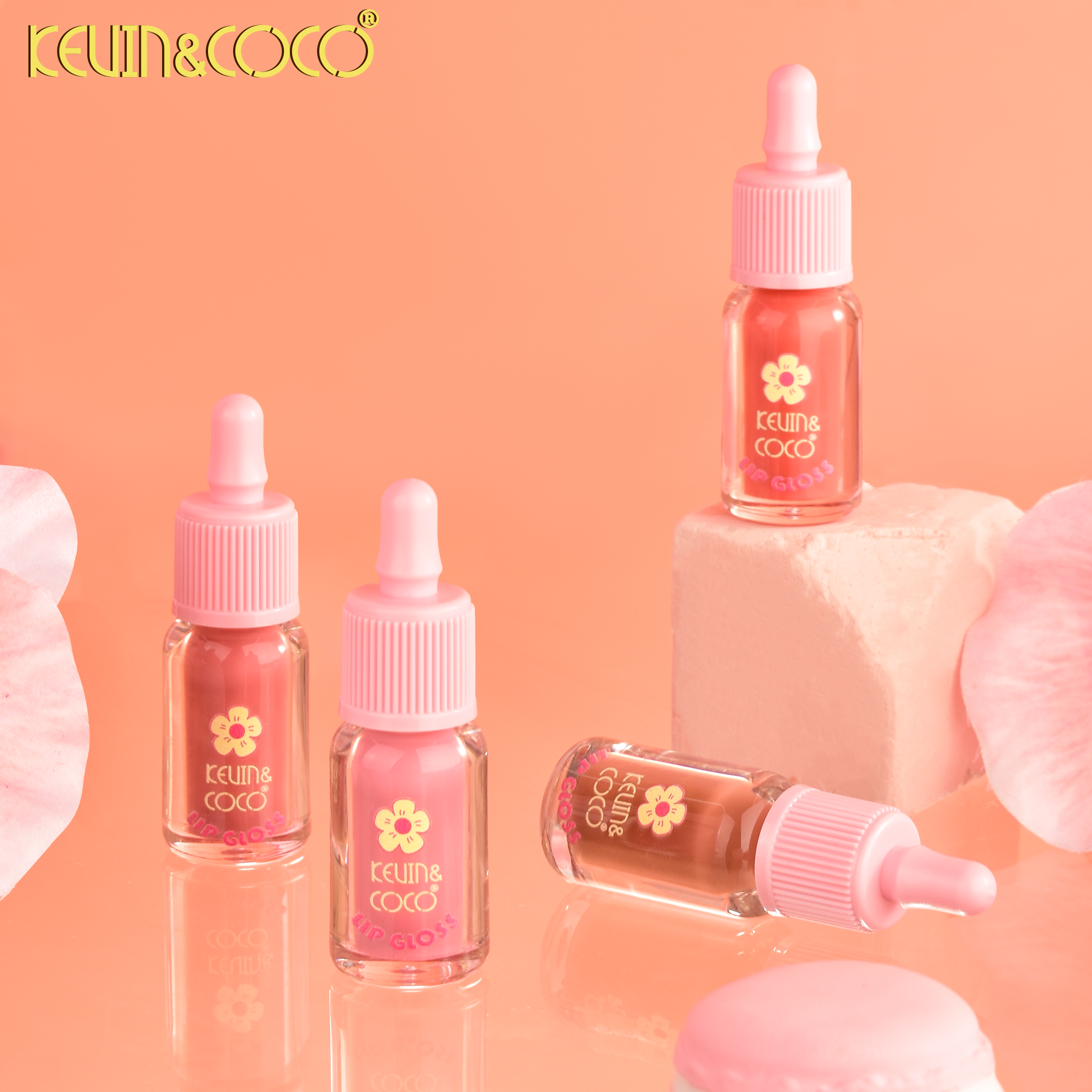 Fruity Sweet Dream Flower Lip Gloss Display - 24PCS（KC1206）