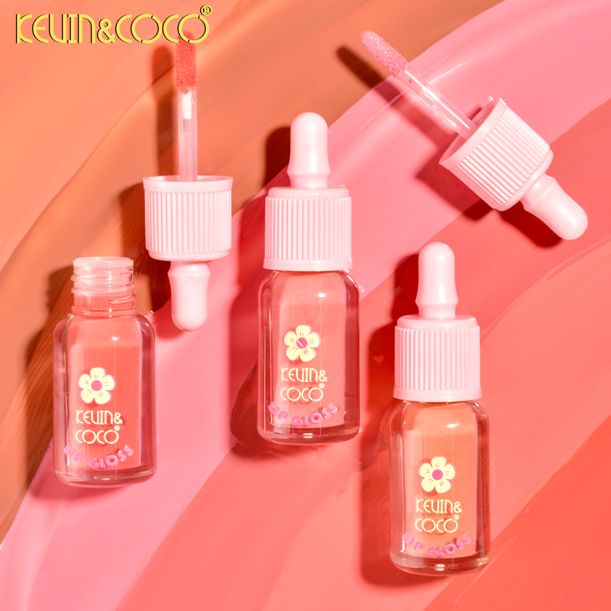Fruity Sweet Dream Flower Lip Gloss Display - 24PCS（KC1206）