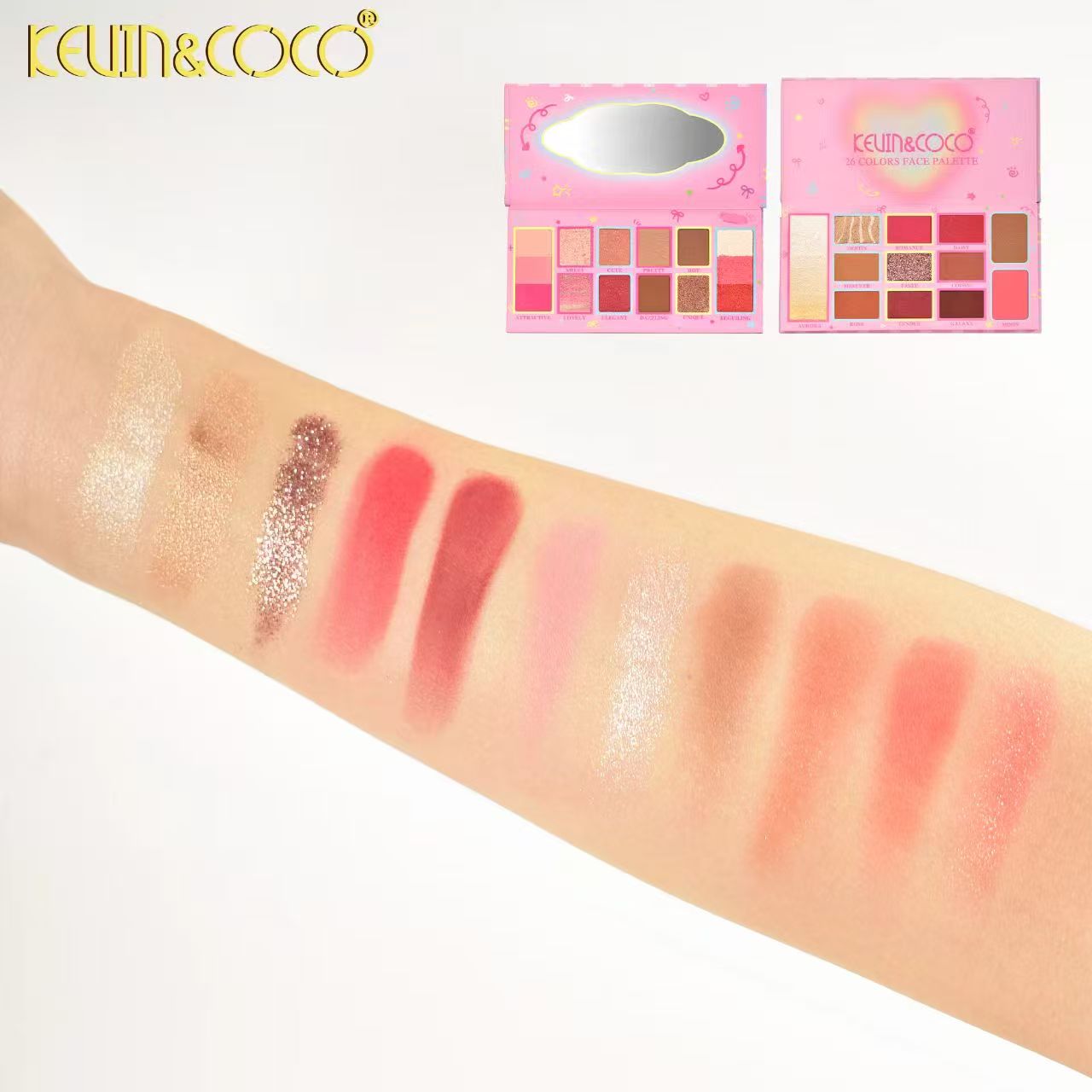 DreamWeaver Express 26-Color Eyeshadow Palette Displa - 6PCS