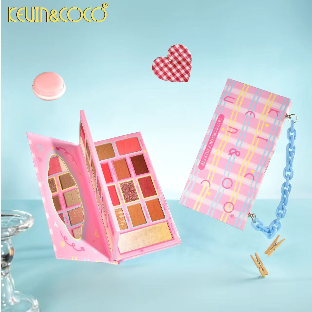 DreamWeaver Express 26-Color Eyeshadow Palette Displa - 6PCS