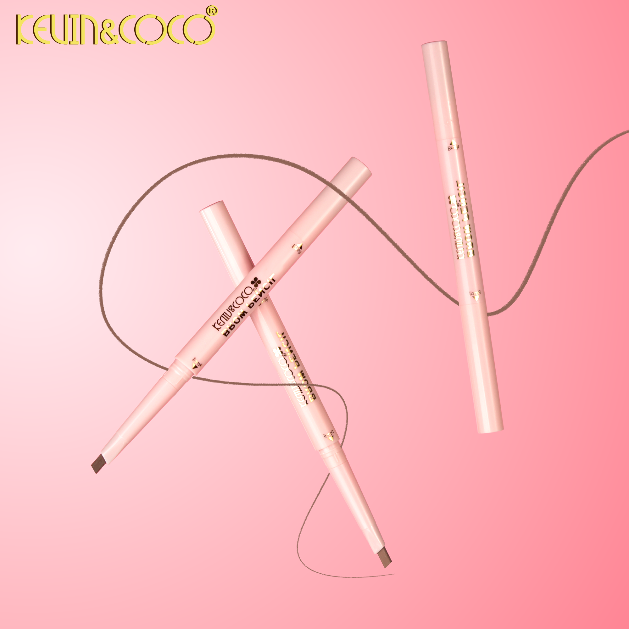 Four-Leaf Clover Triangle Eyebrow Pencil Display - 36PCS(KC248971)