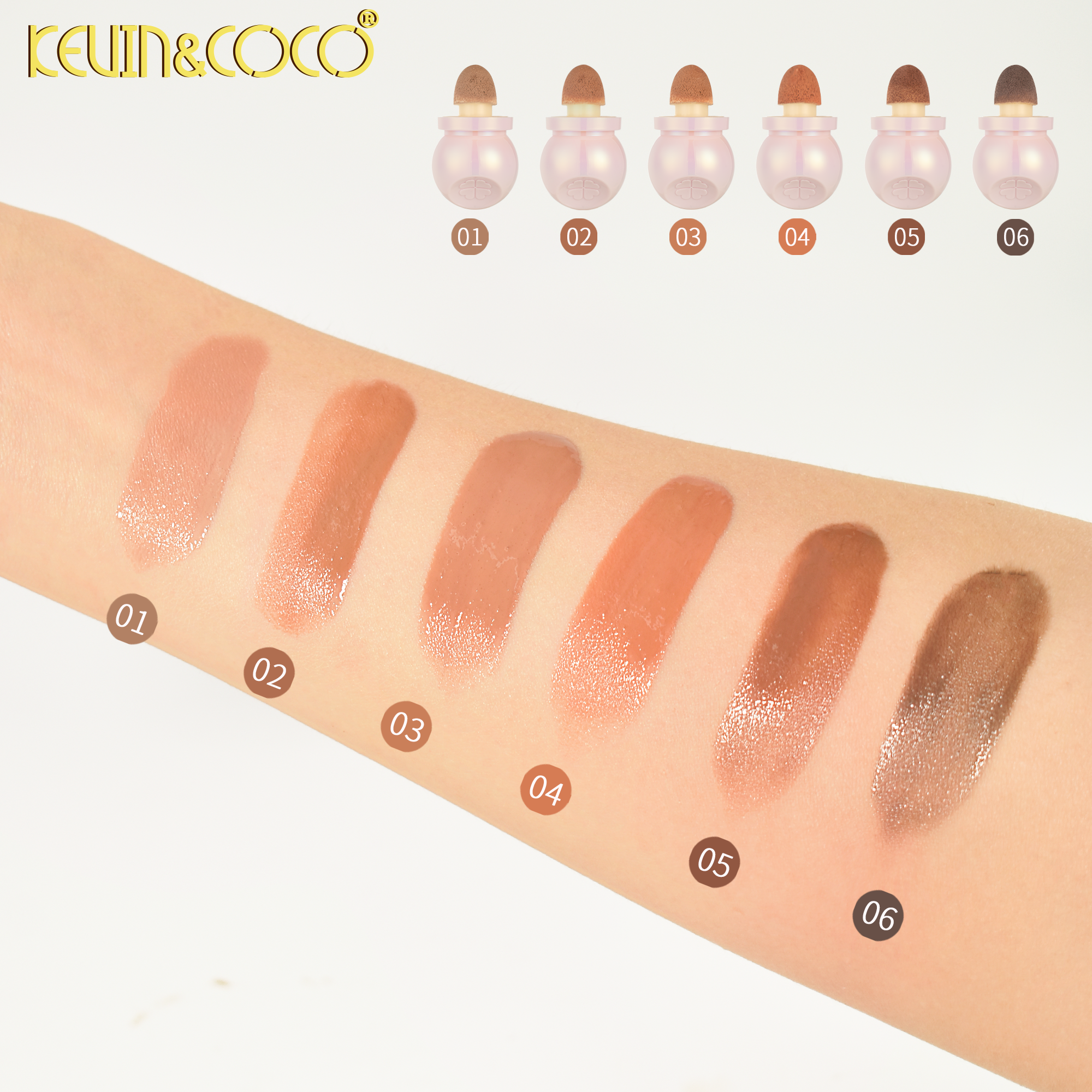 Rose Romance Contouring Liquid Display - 36PCS(KC1199)