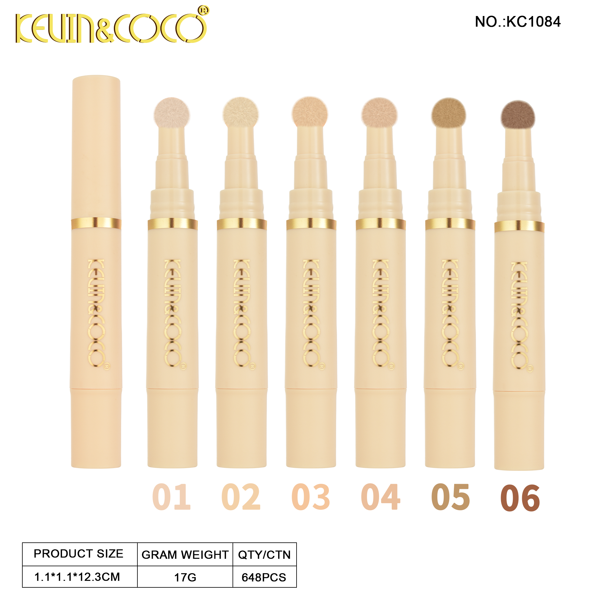 Muse Liquid Concealer Display - 36PCS (KC1084)
