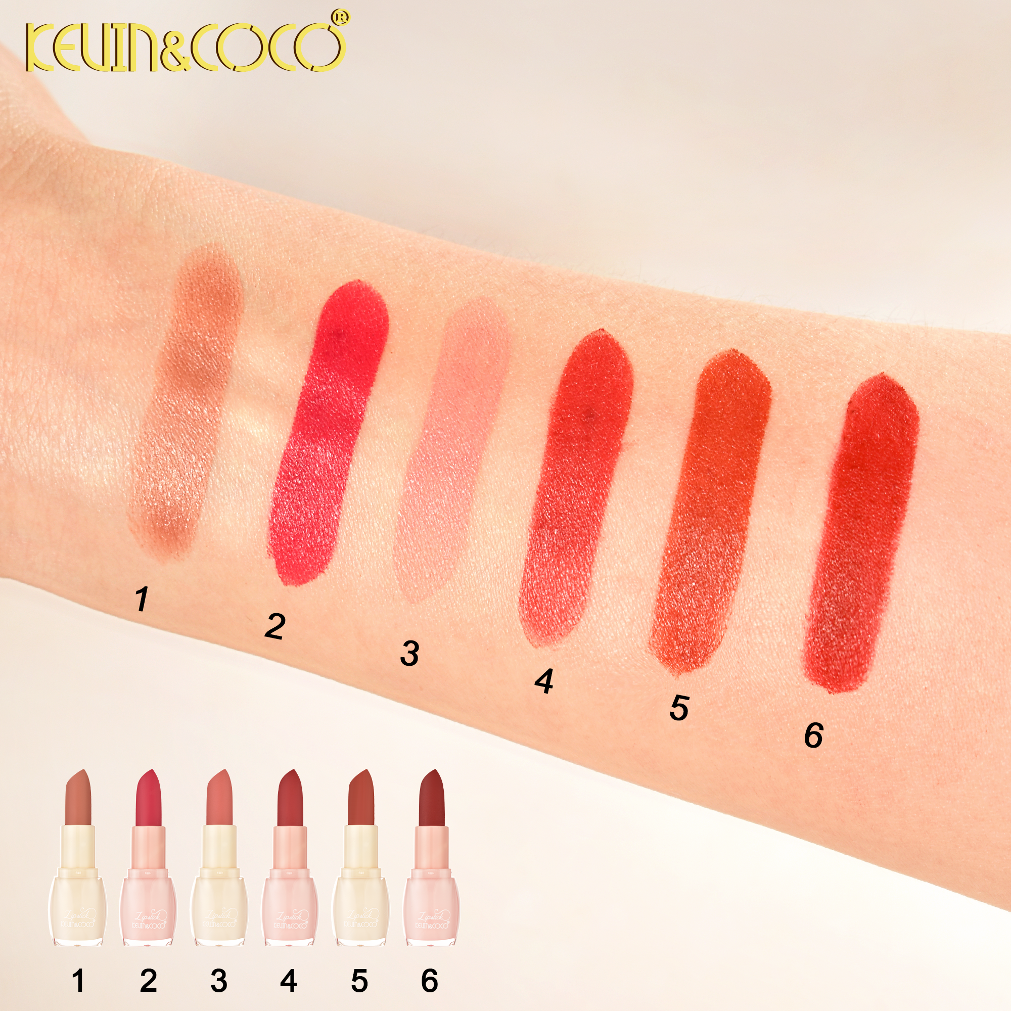 Captivating City Fruit Glow single lipstick- Display 36 PCS(KC1161)