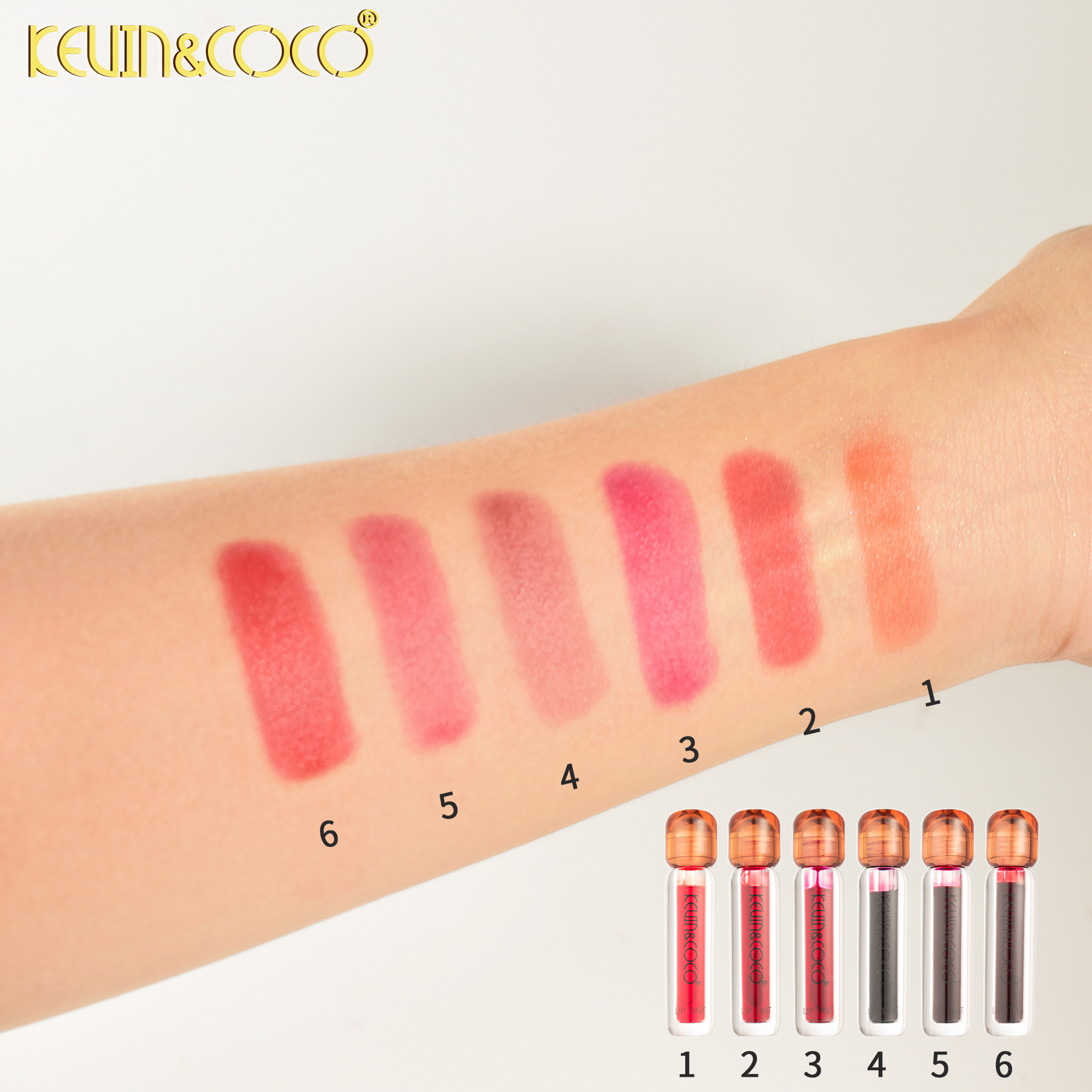 Rose Love Lip Stain DISPLAY SET (KC1085) | KEVIN&COCO