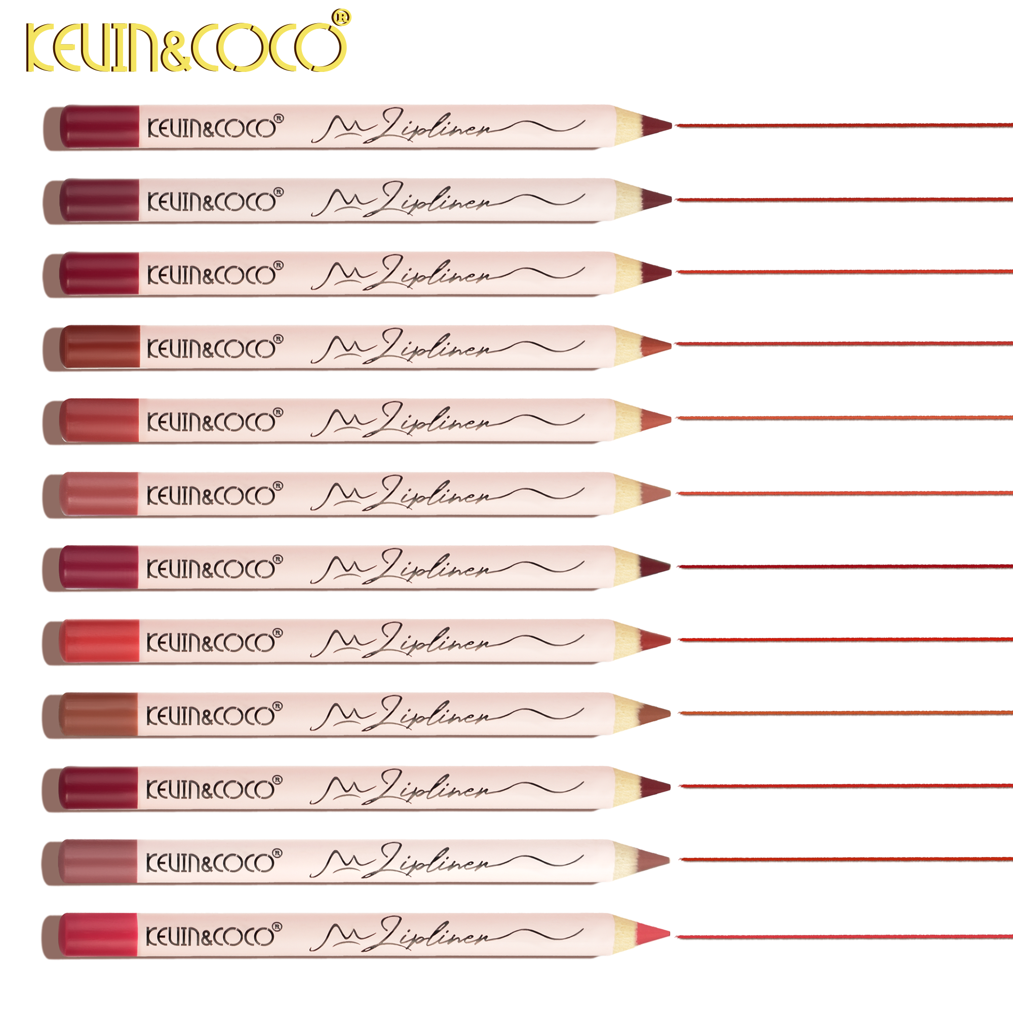 12-Piece Lip Liner Set - 144PCS (KC1231)