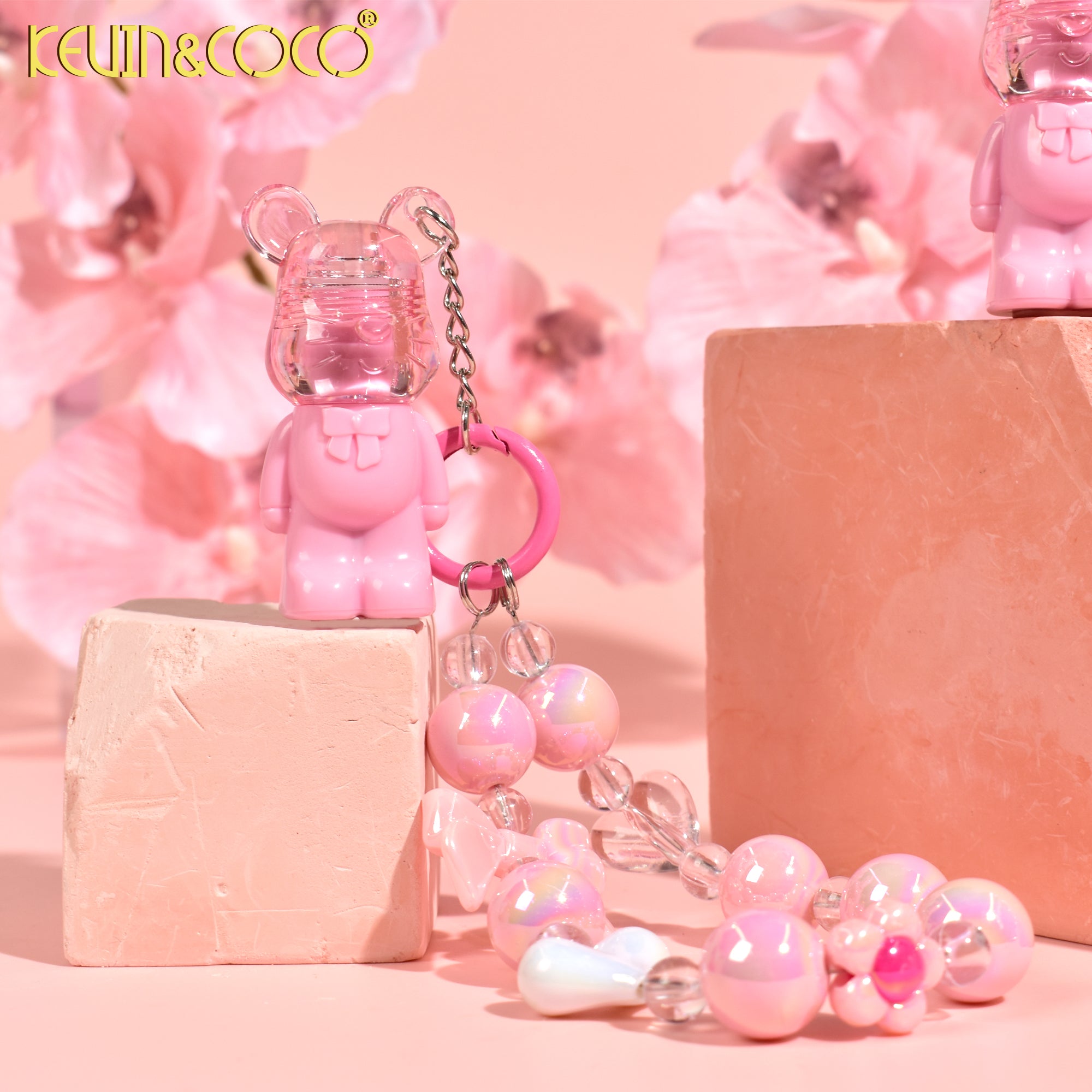 Beary Kisses Lip Gloss - Pink Display Set - 12 PCS (KC248056