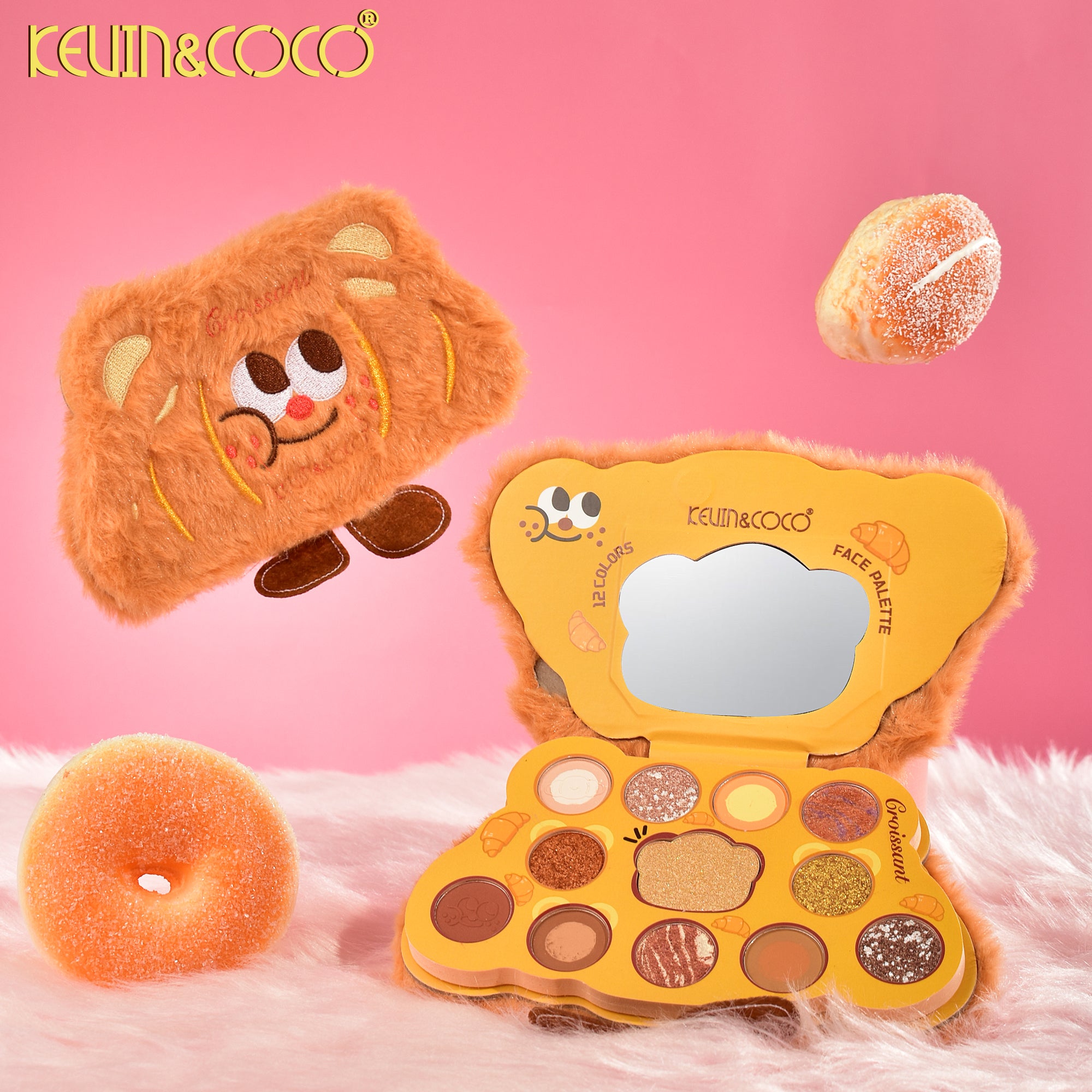 Croissant 12-Color Makeup Palette display set 6 pcs (KC248773