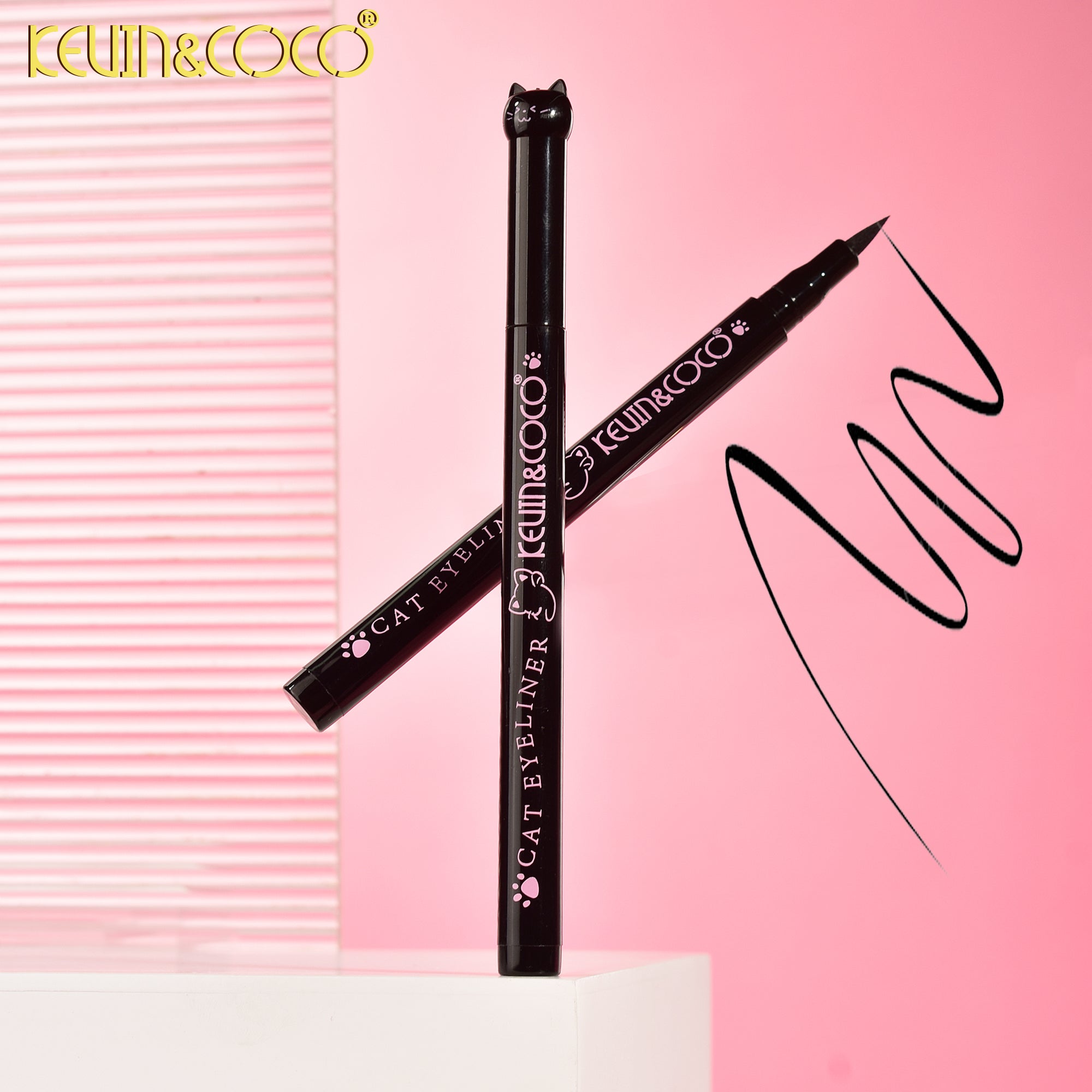 Kitty Mascara& Eyeliner Kit display set - 12 pcs (KC249121