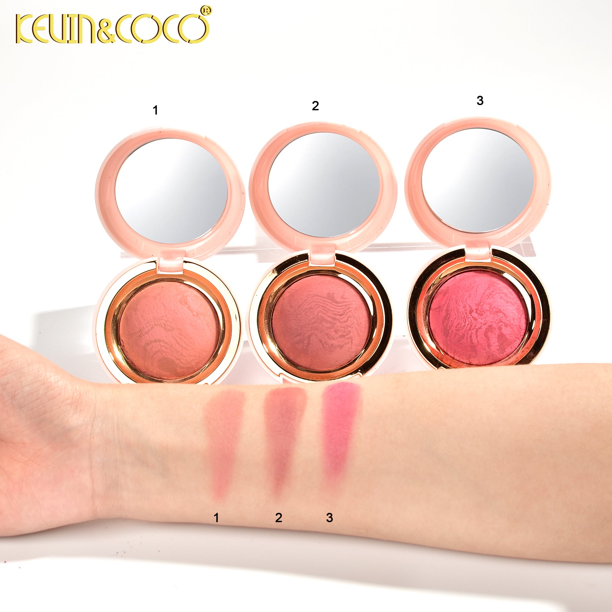 Silky Touch Baked Blusher display set - 24 pcs (KC248490) | KEVIN&COCO