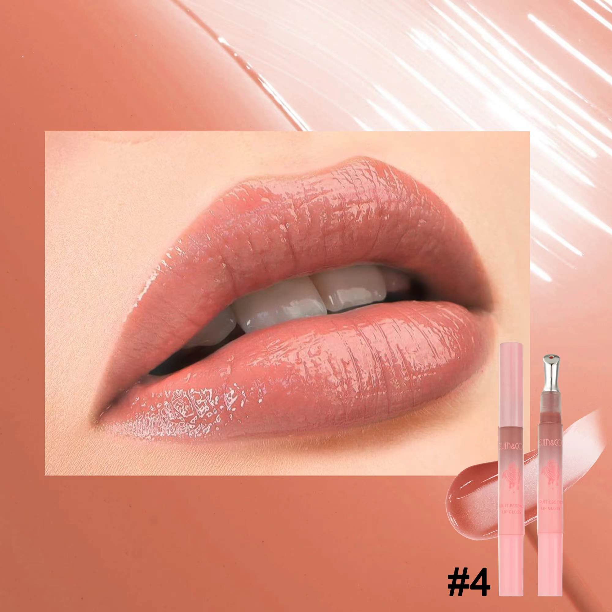 Lip Cream / CD4枚セット Moisten Lip Glaze display set - 24 pcs (KC249145) | KEVIN&COCO