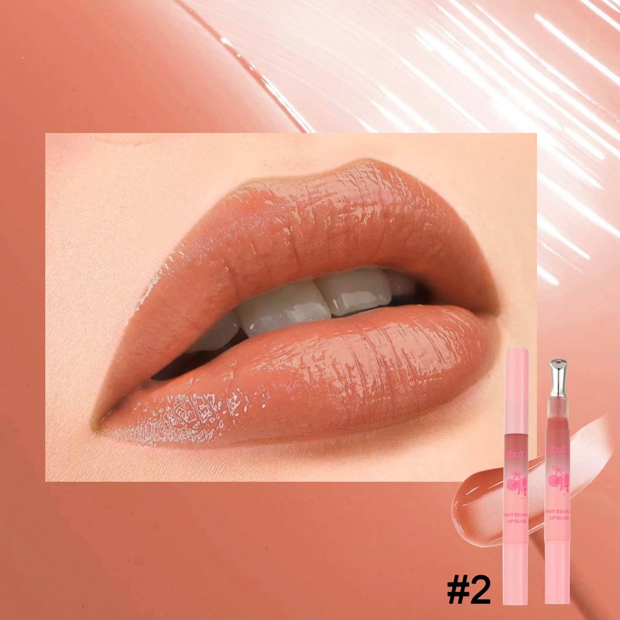 Moisten Lip Glaze display set - 24 pcs (KC249145) | KEVIN&COCO