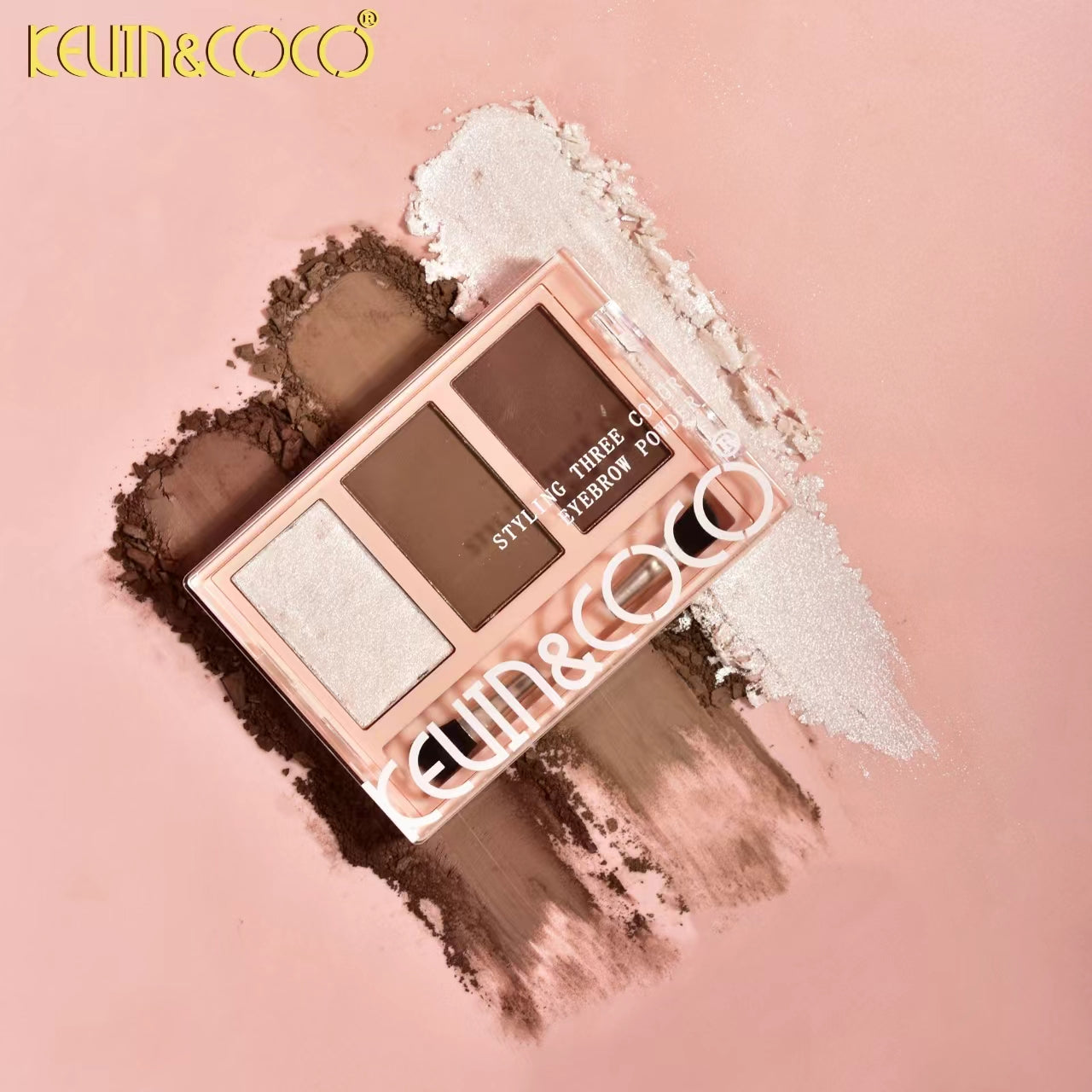 Radiant 3-Color Eyebrow Powder display set - 24 pcs (KC1063
