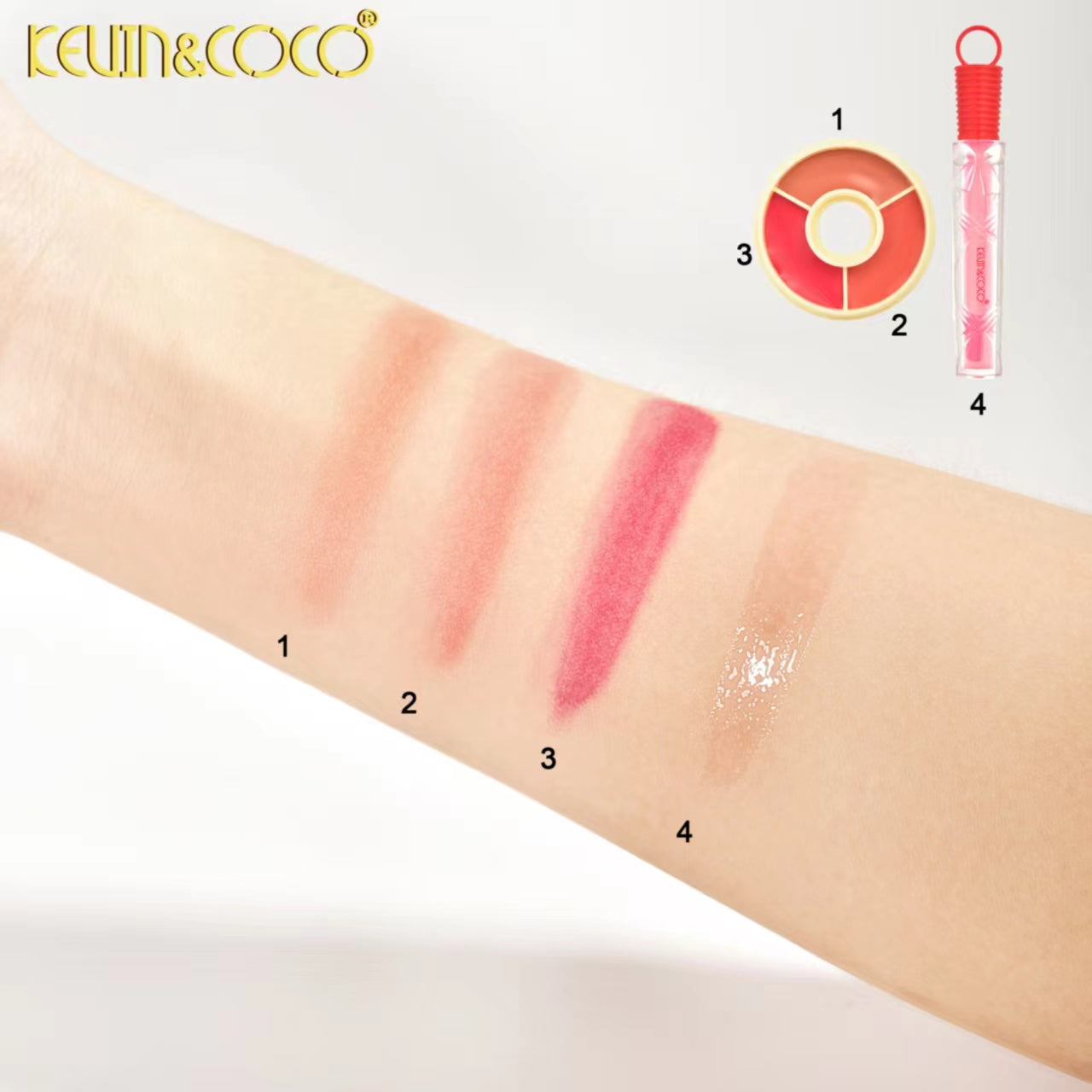 Merry & Bright Makeup Collection Display-6PCS（KC1149）