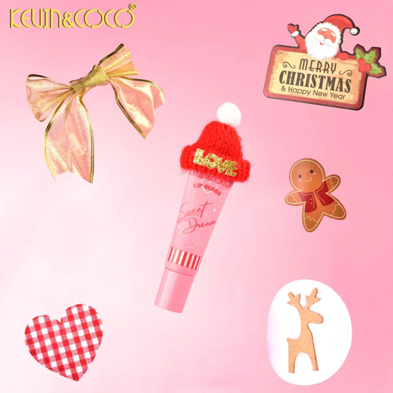 Merry & Bright Pearl lip gloss Display-36pcs（KC1105）