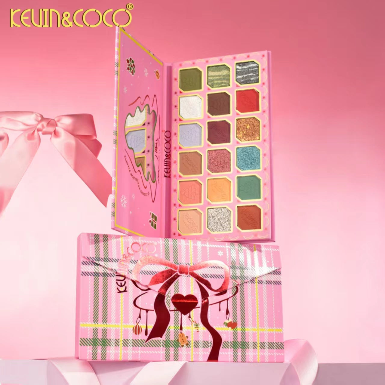 Merry & Bright Pearl 18 Eyeshadow Palette-12PCS（KC1052）