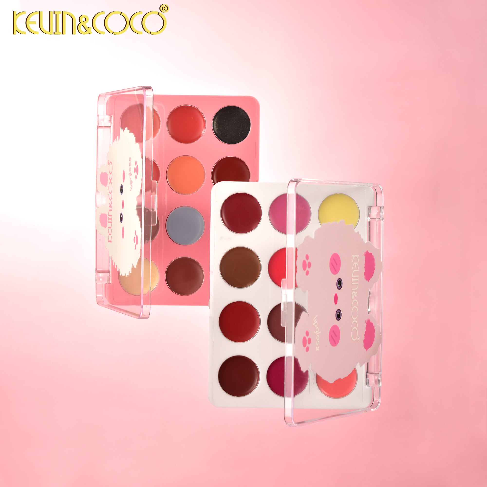 Pet Me Pretty 12 Lip Cream Palette display set - 12 pcs (KC1067