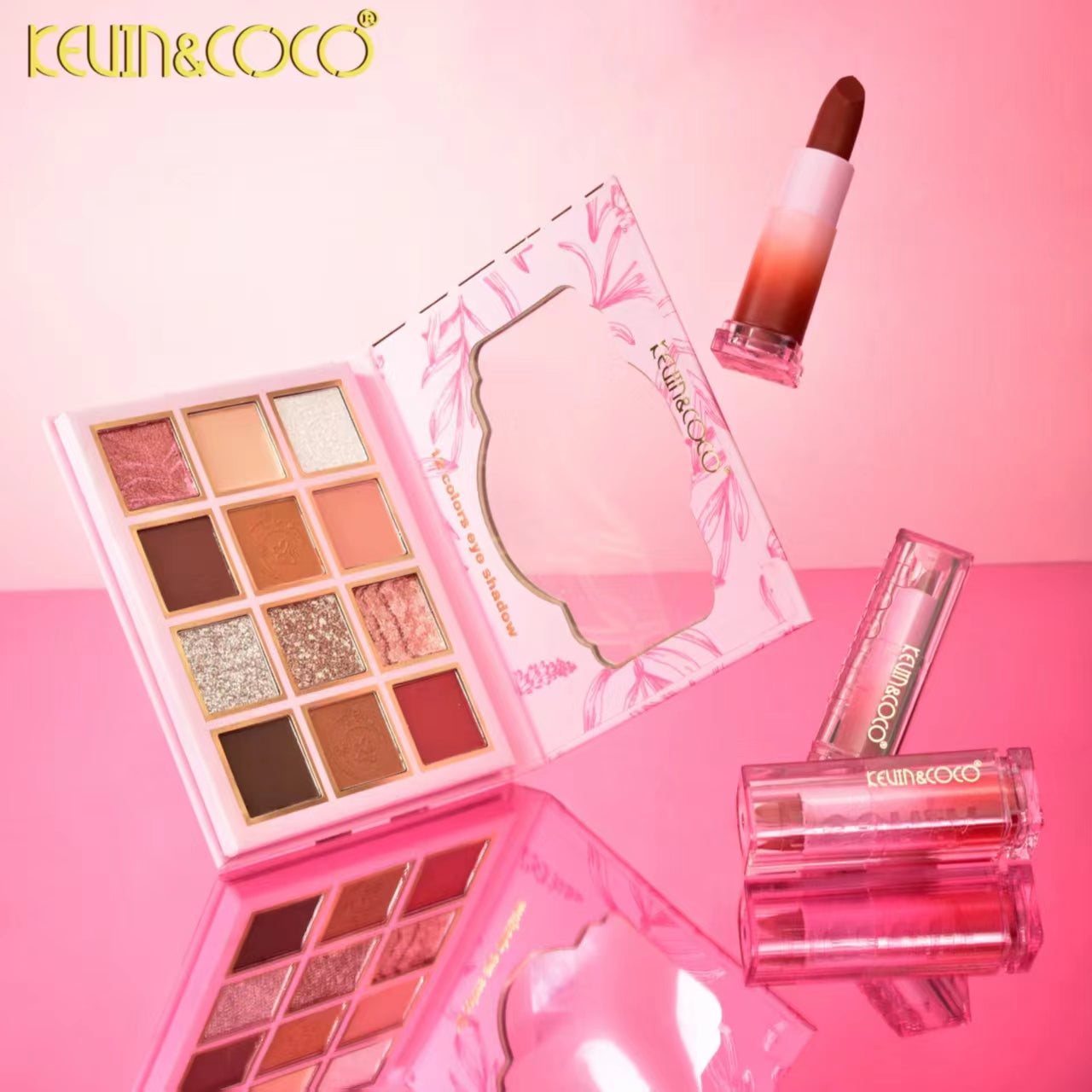 Dreamy Scent Lip & Shadow Set - 12 PCS (KC1090) | KEVIN&COCO