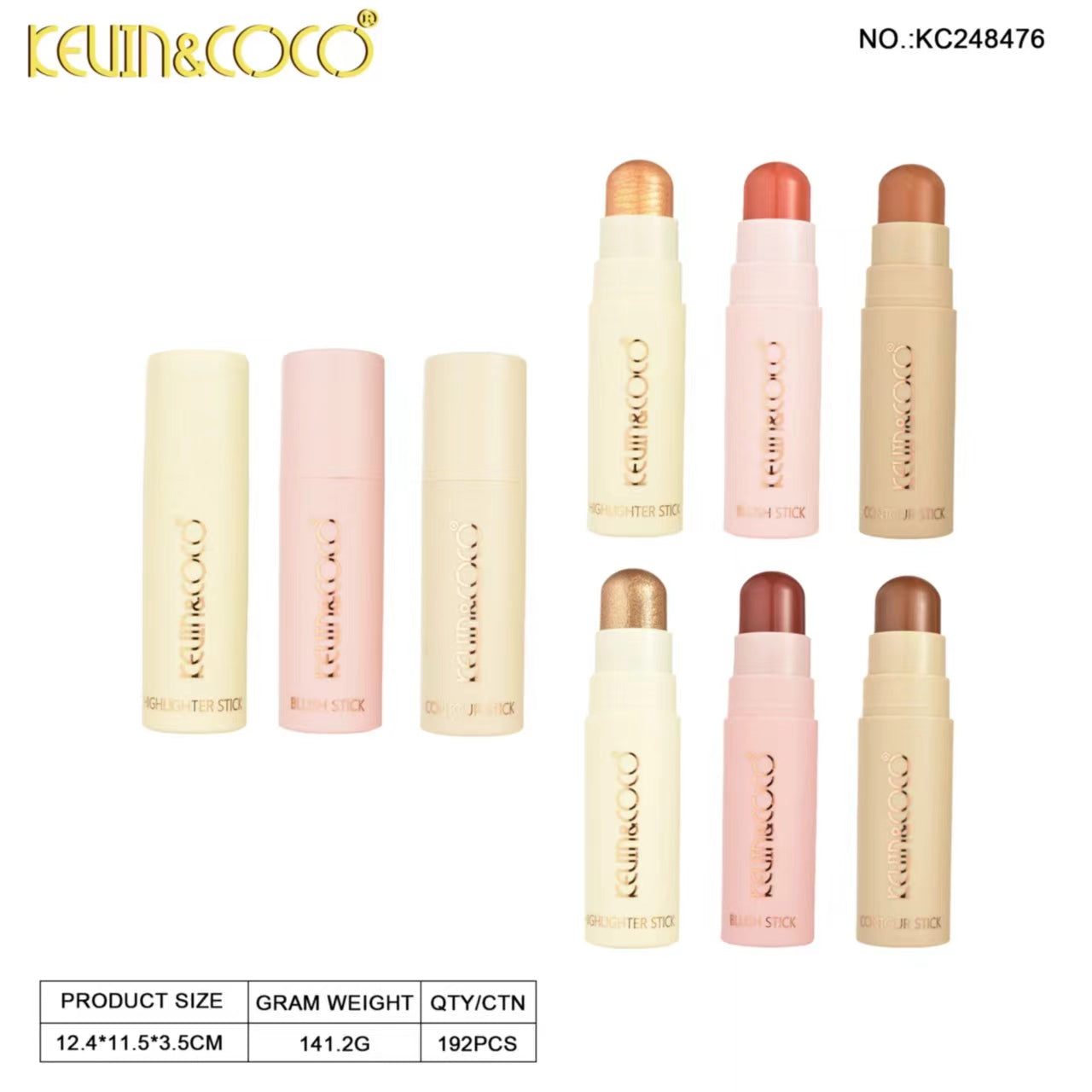 Atmosphere Highlighter Blush & Contour Display-12PCS(KC248476A/B)