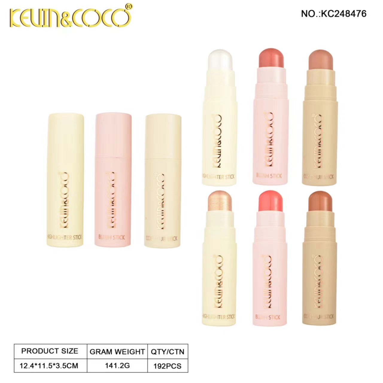 Atmosphere Highlighter Blush & Contour Display-12PCS(KC248476A/B)
