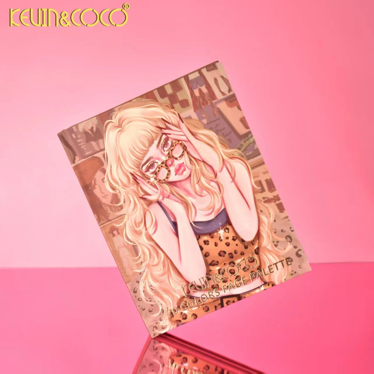 79-Color Leopard Girl 6-Layer All-in-One Glam Kit - 6 PCS (KC1077)