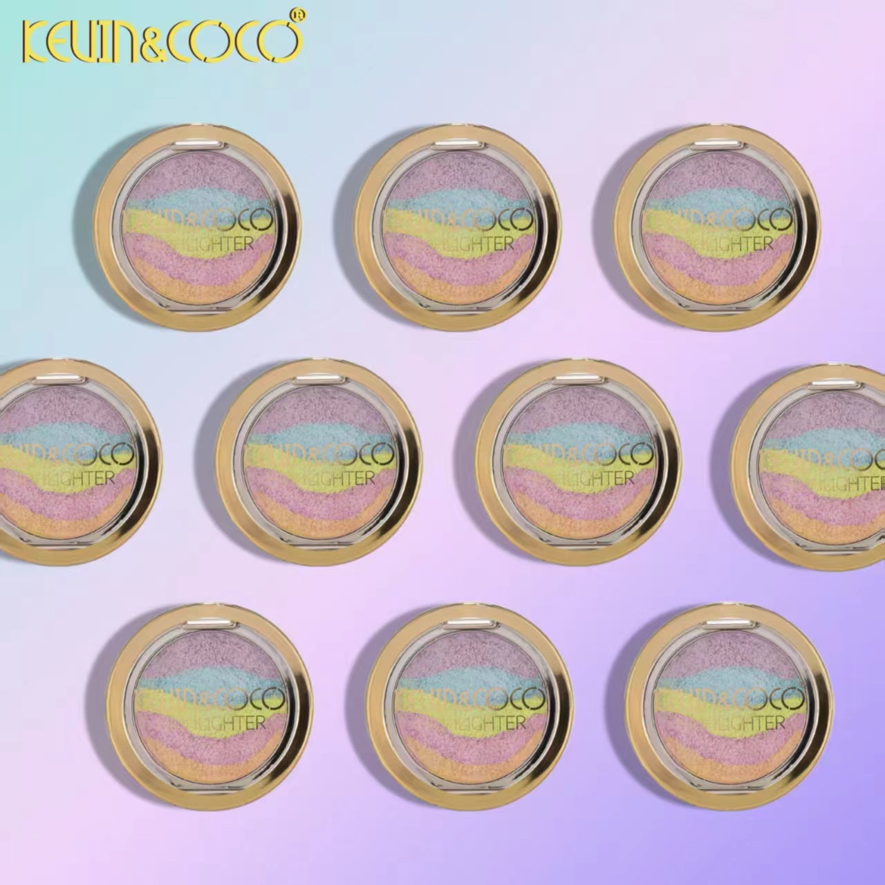 Rainbow Highlighter Display-24PCS (KC1034)