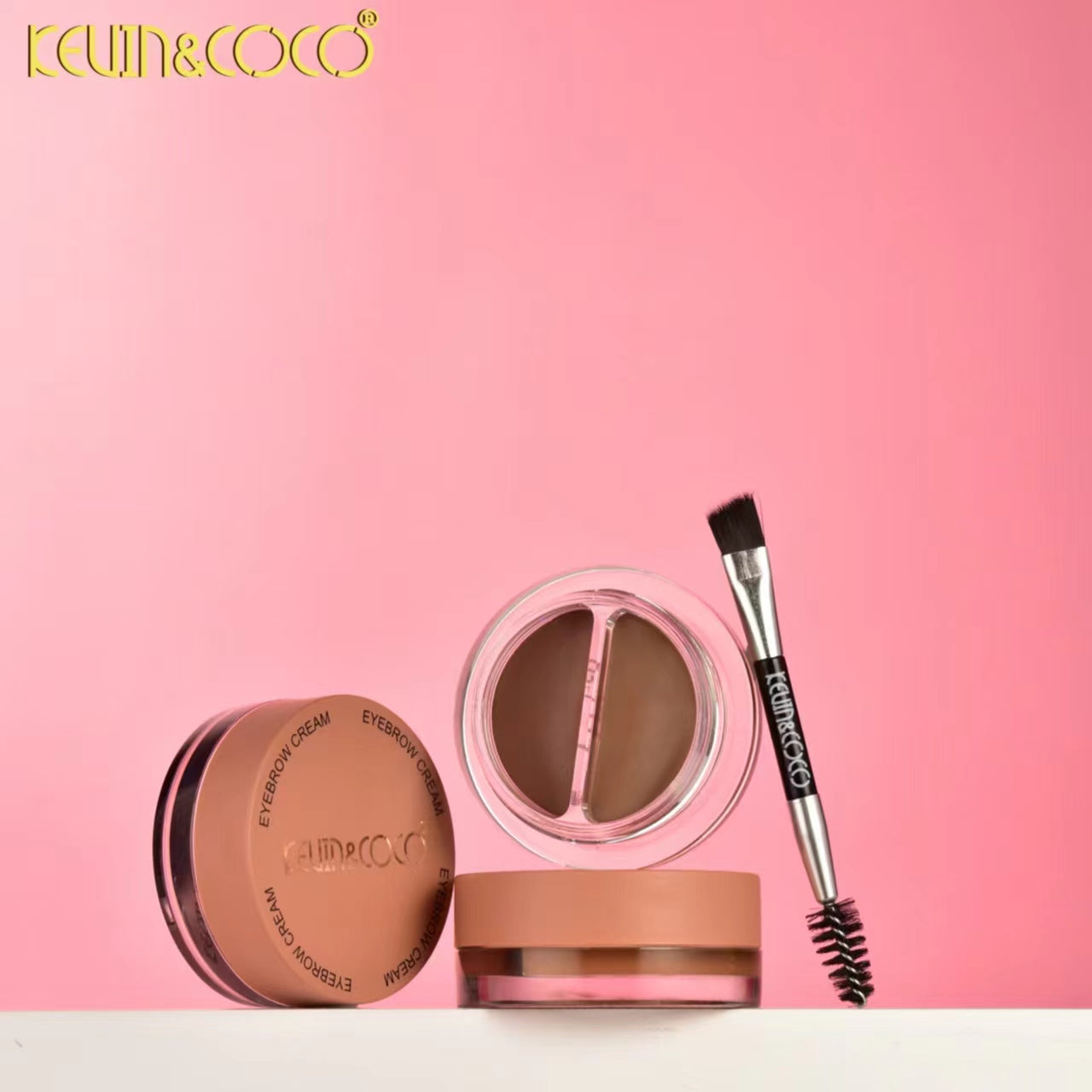 Brown Harmony Dual-Shade Brow Tint Display-12PCS (KC1087) | KEVIN&COCO