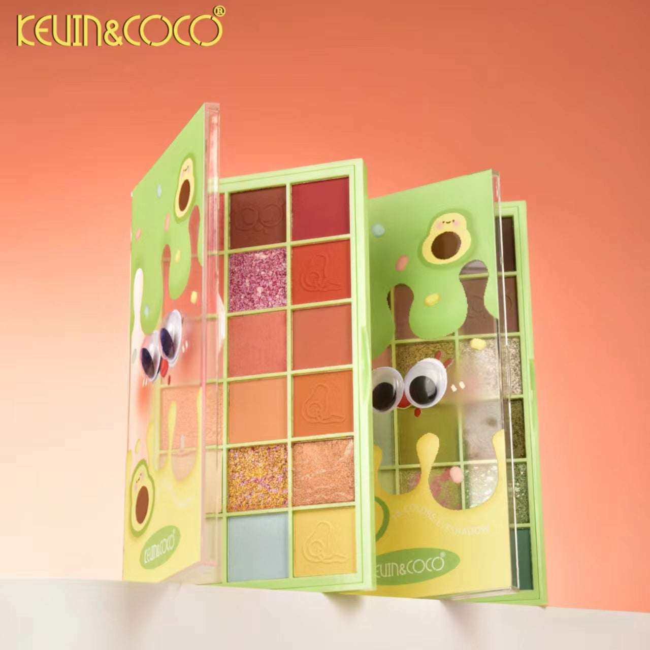 Vivid Jade 18-Color Eyeshadow Palette Display-12PCS（KC1069）