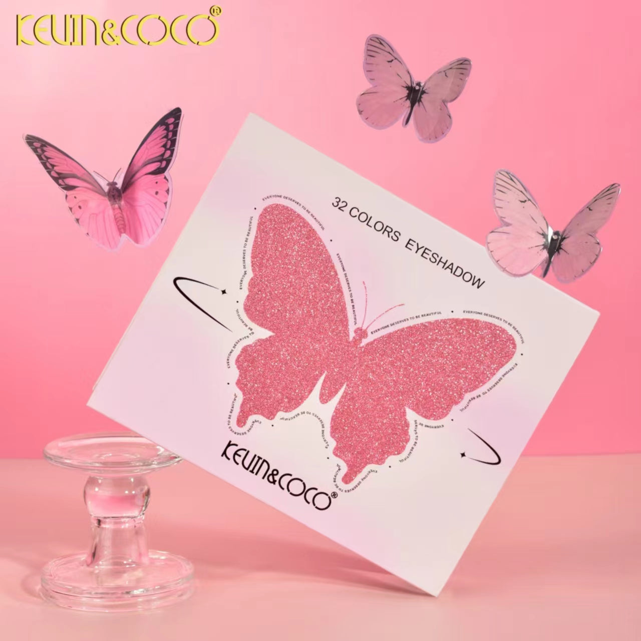 Butterfly Dream 32-Color Eyeshadow Palette Display-6PCS(KC1092)