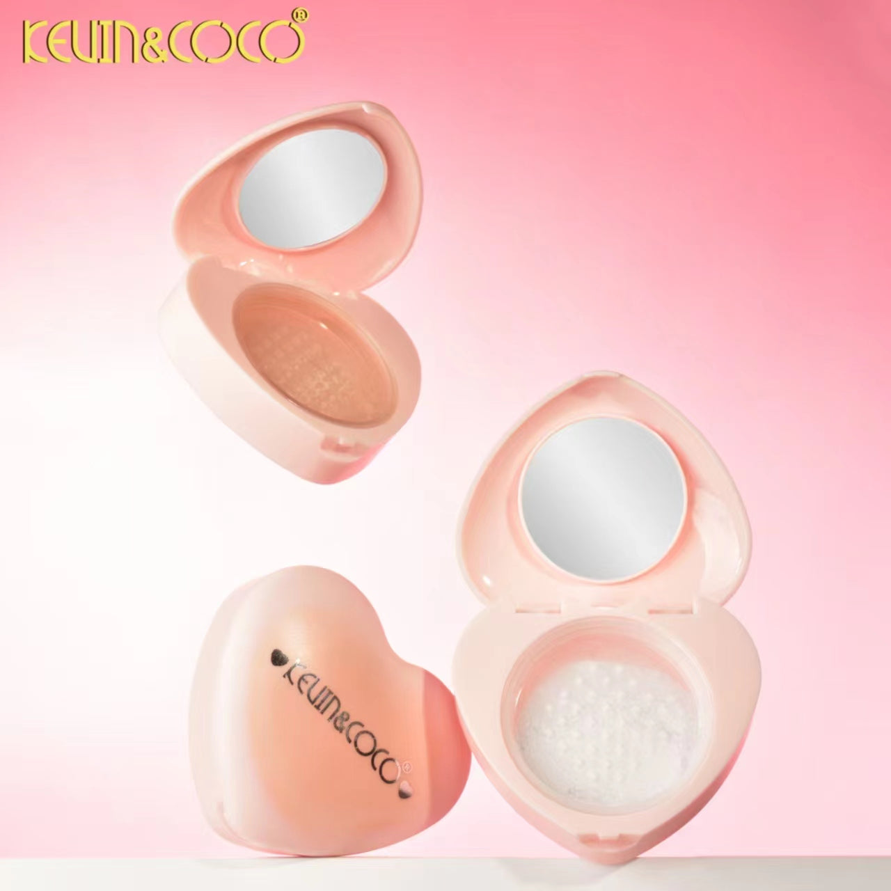 Magical Heart Loose Powder & Blush Dispplay-12PCS(KC1008/KC1009)