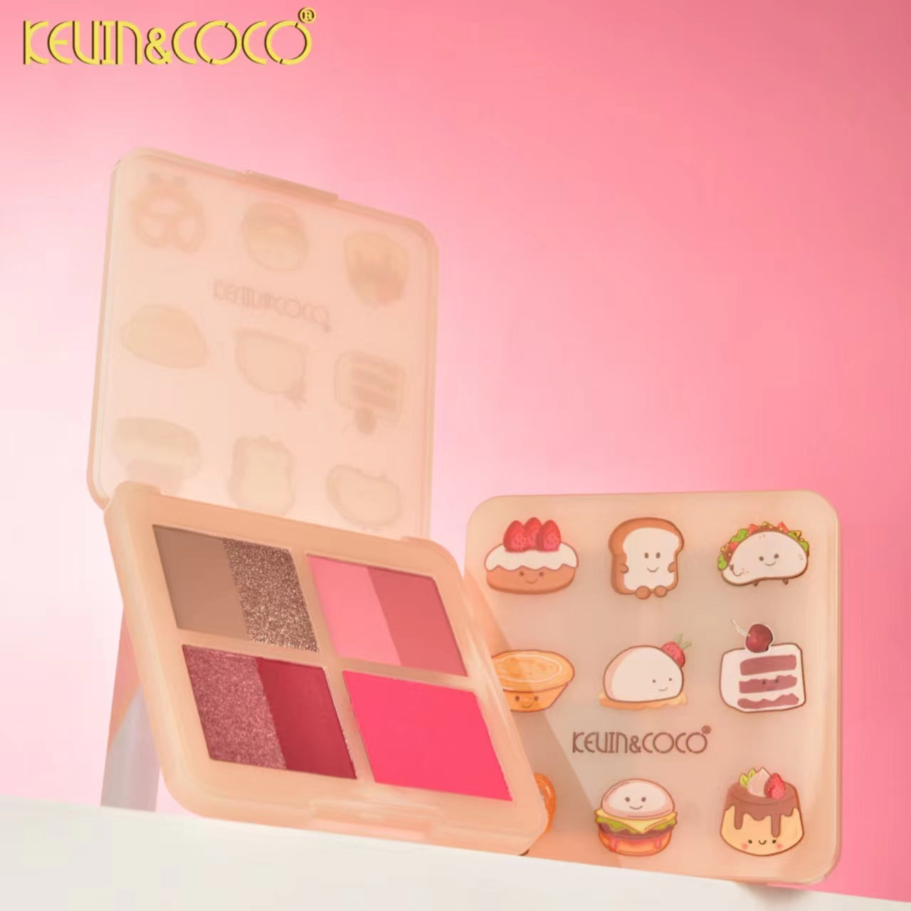 Magical Heart Loose Powder & Blush Duo Display-12PCS（KC1056