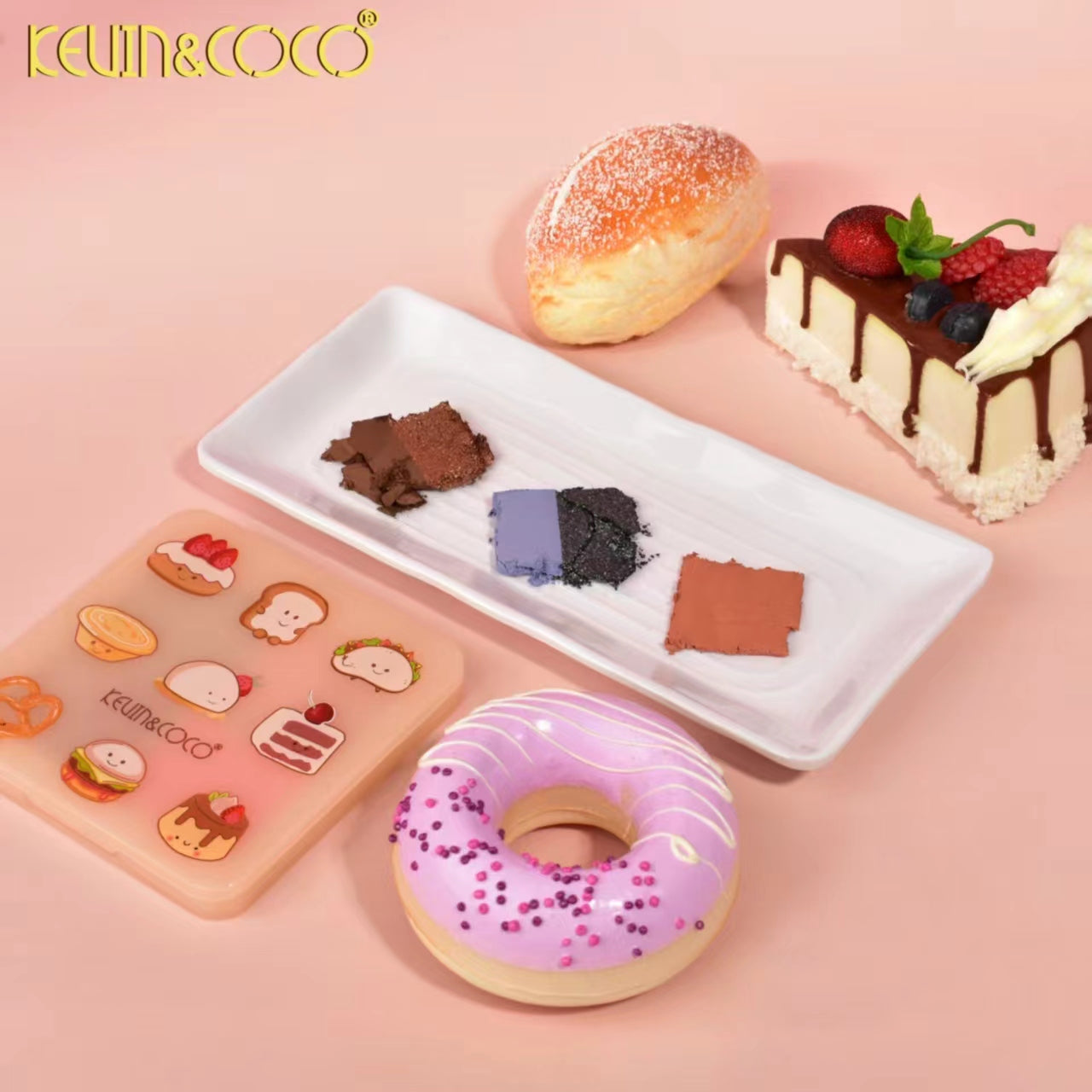 Magical Heart Loose Powder & Blush Duo Display-12PCS（KC1056/KC1057）