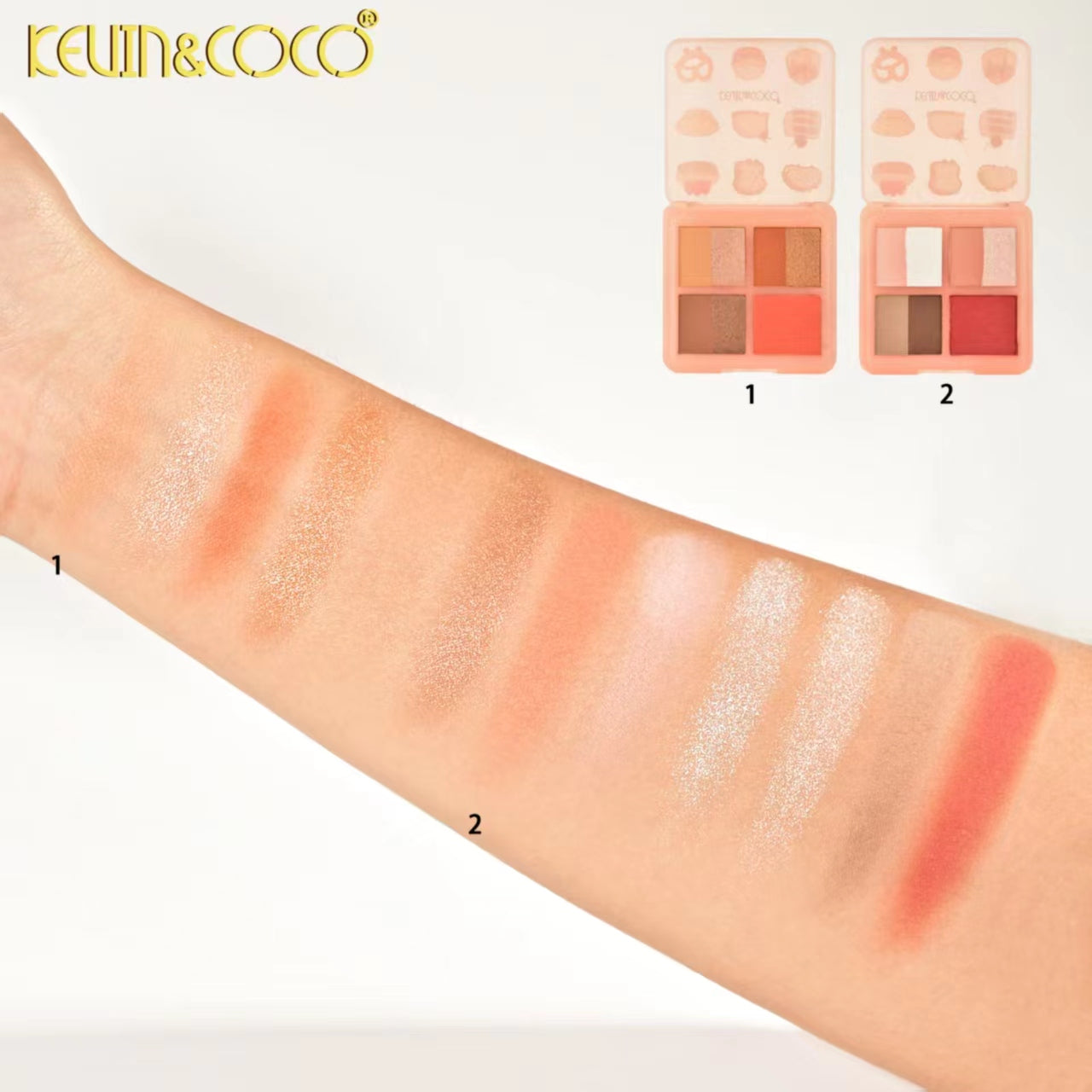 Magical Heart Loose Powder & Blush Duo Display-12PCS（KC1056/KC1057）