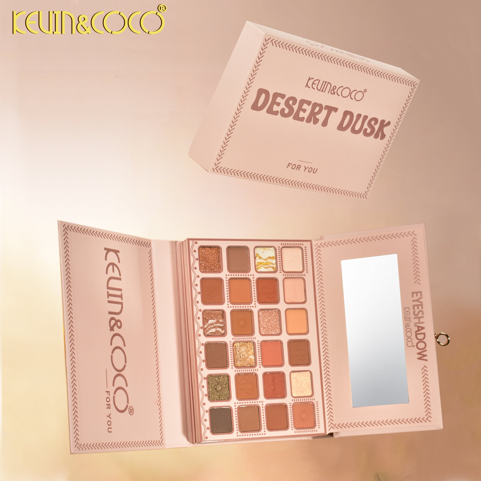 Desert Dusk 4-Layer Makeup Palette -6PCS(KC1080) | KEVIN&COCO