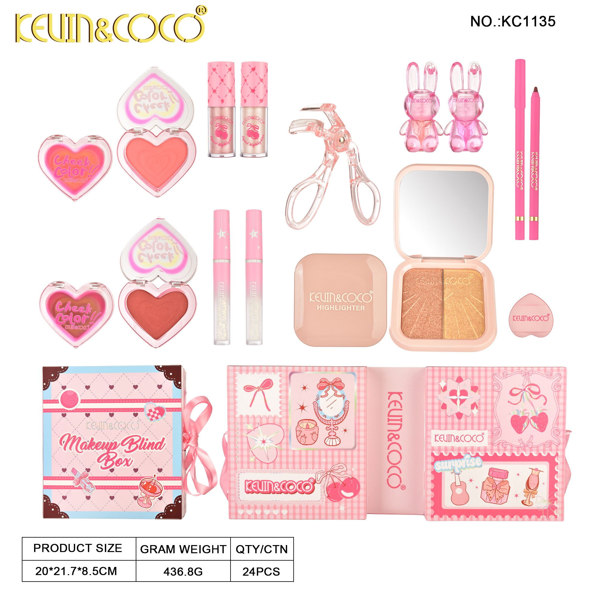 Exciting Makeup Mystery Box-6PCS(KC1135) | KEVIN&COCO