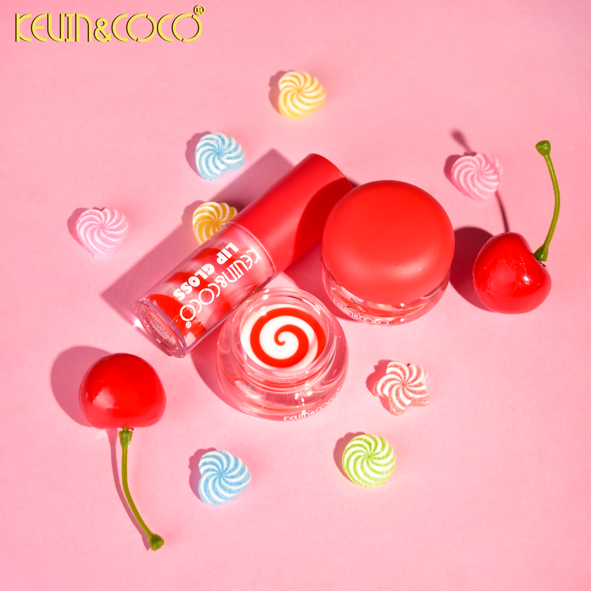 Macaron Dual-Tone Lip Mini Set Display-6PCS( KC1074/KC1075 )
