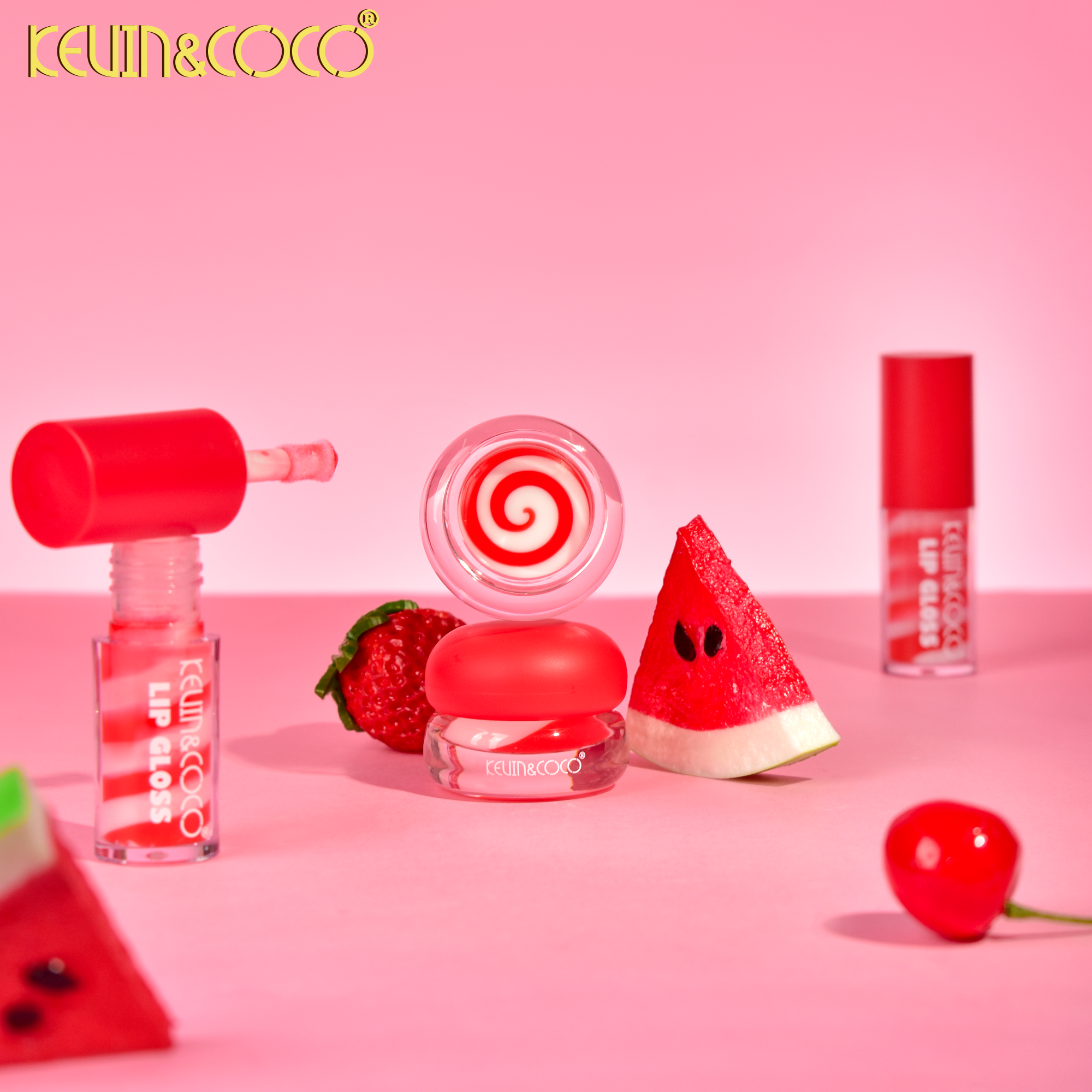 Macaron Dual-Tone Lip Mini Set Display-6PCS( KC1074/KC1075 )