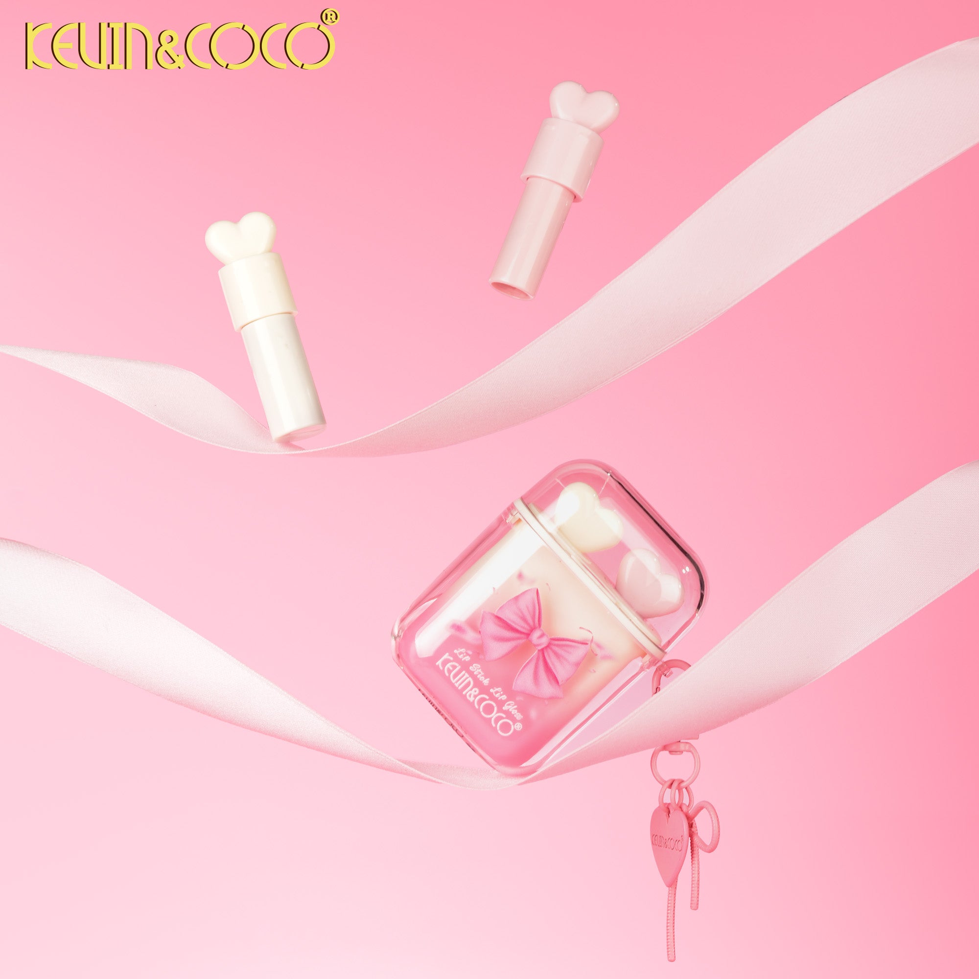 Heart Rate Lip Gloss & Lipstick Kit Display-24PCS(KC1182)