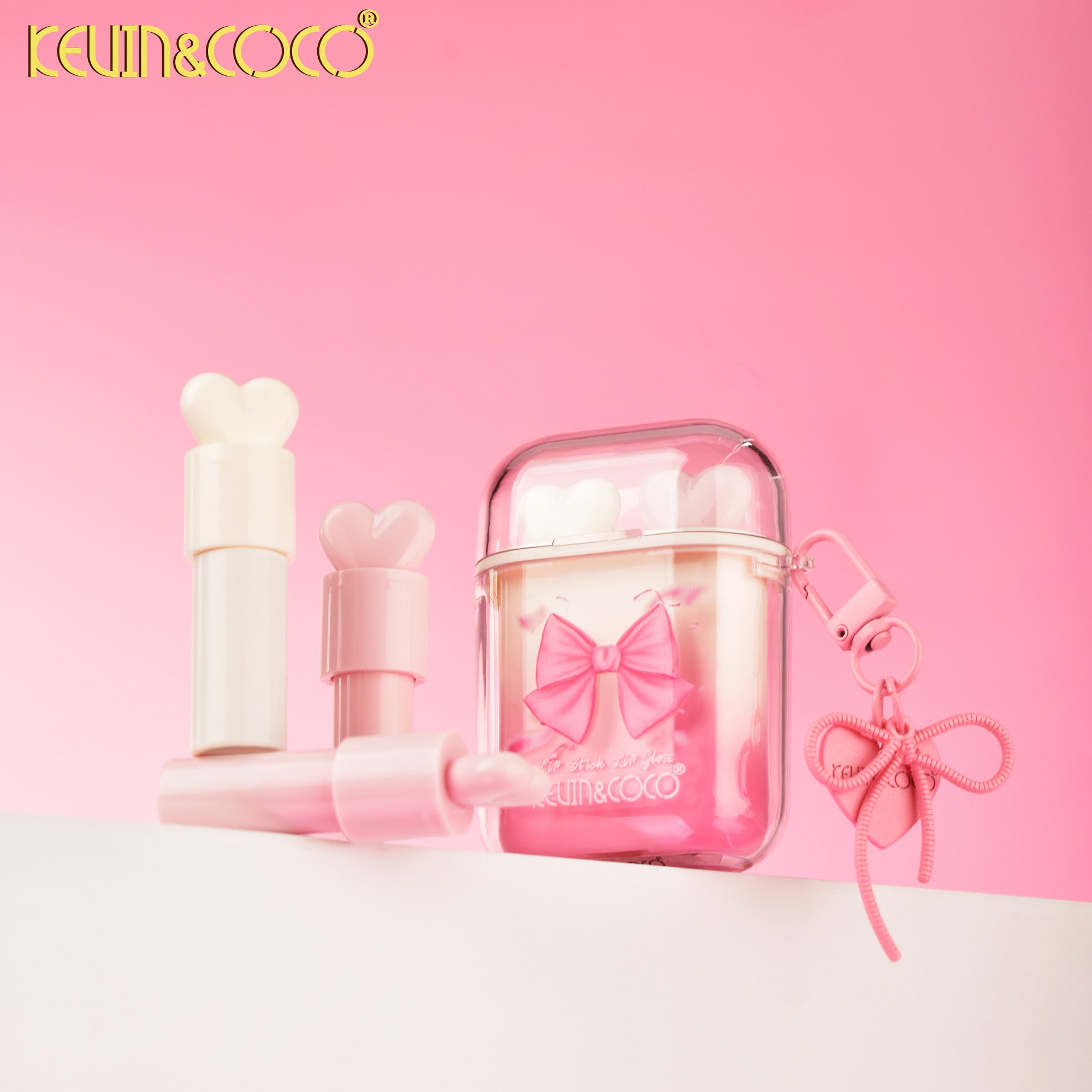 Heart Rate Lip Gloss & Lipstick Kit Display-24PCS(KC1182)